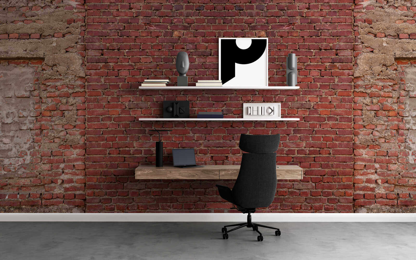 Büromöbel, Schreibtisch, Regal, Sessel, Brücke-Design