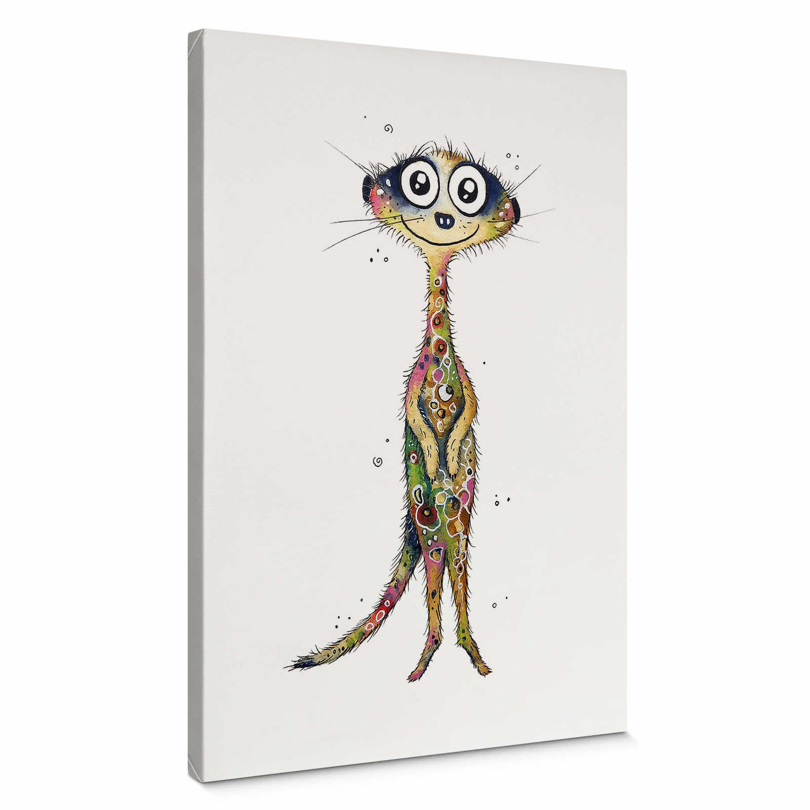         Canvas print meerkat watercolour by Hagenmeyer
    