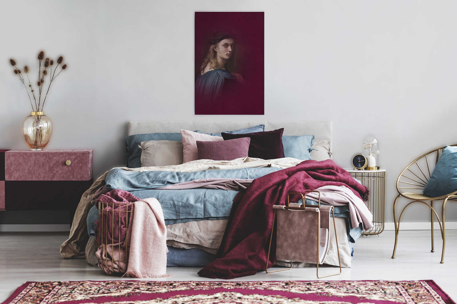             Leinwandbild Klassik Portrait junger Mann – 0,60 m x 0,90 m
        