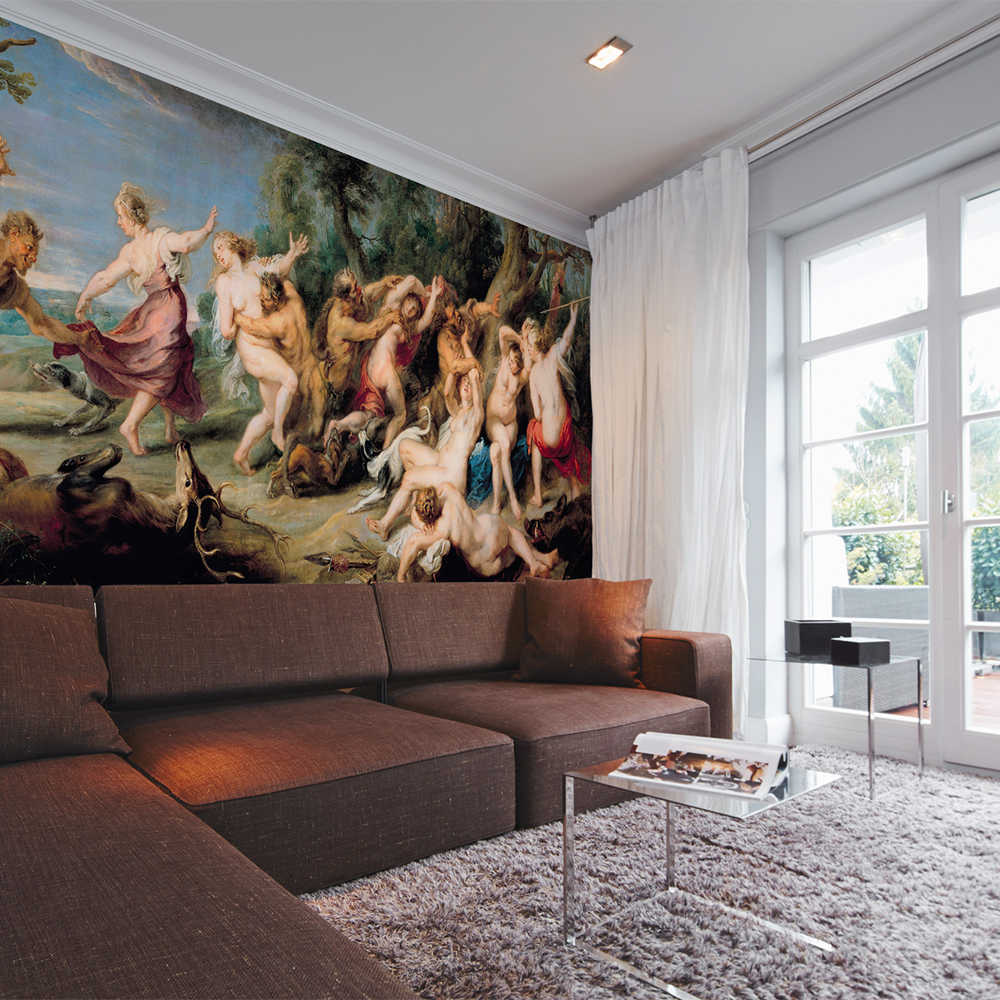         Papier peint "Diane et ses nymphes à la chasse" de Peter Paul Rubens
    