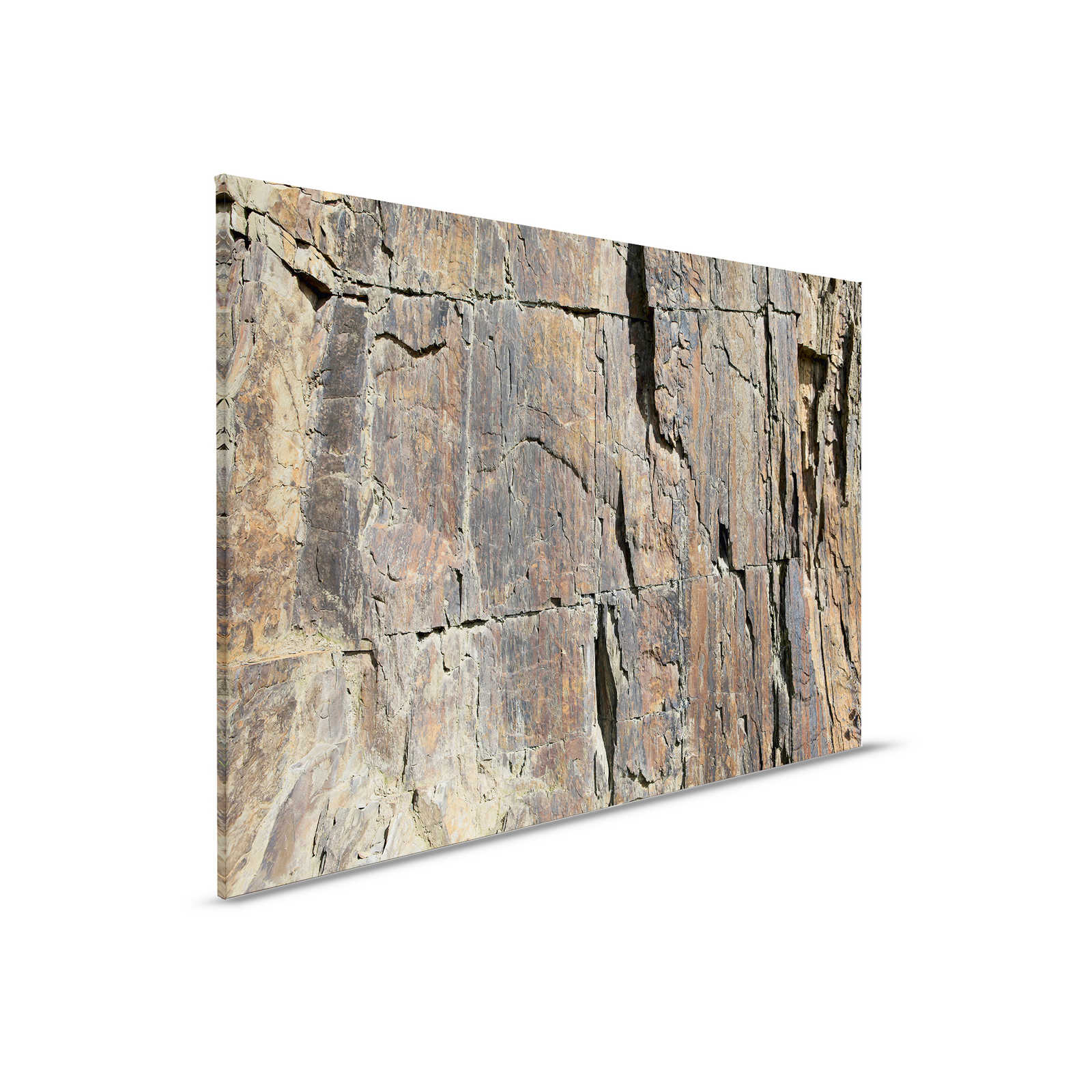        Leinwandbild Steinoptik 3D Effekt, Natursteinwand – 0,90 m x 0,60 m
    