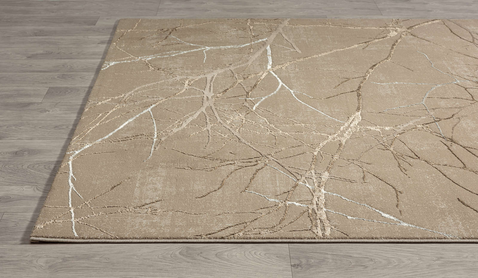             Hochflor Teppich in zarten Beige – 150 x 80 cm
        