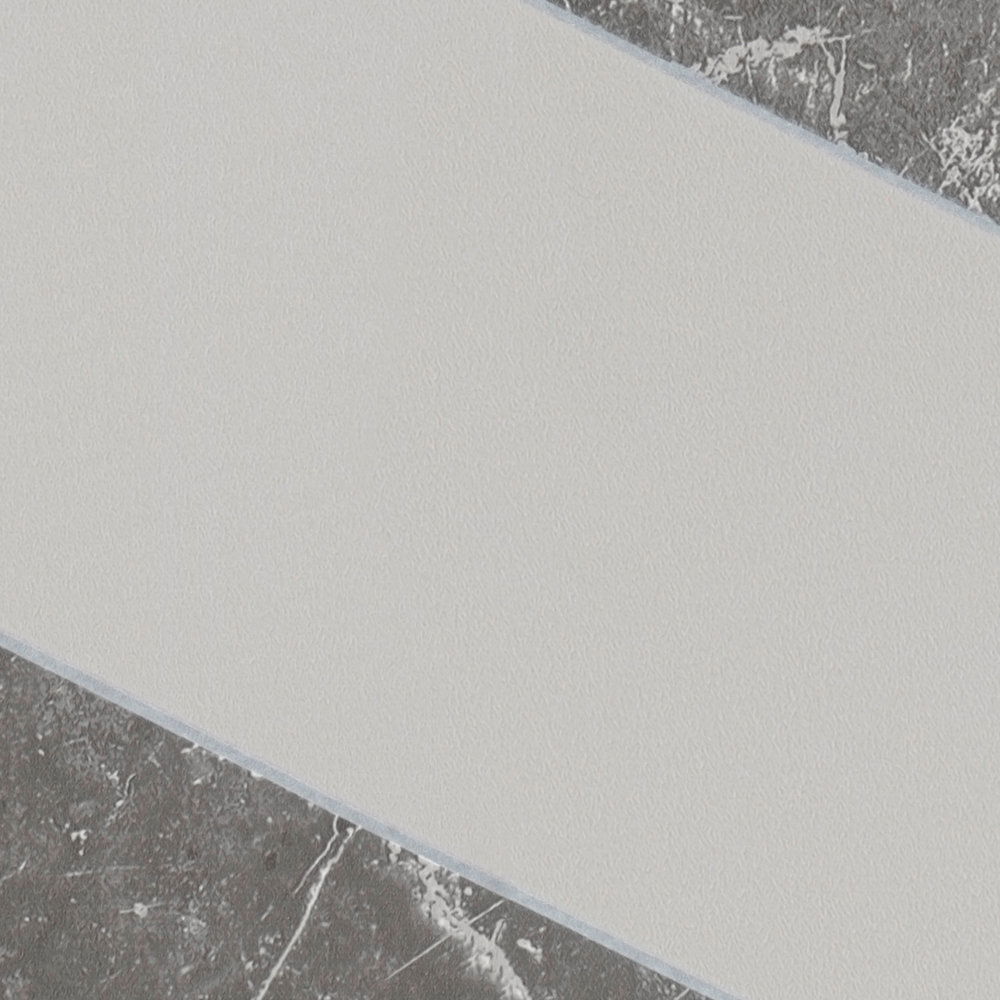             Streifentapete mit Marmoroptik Design by MICHALSKY – Grau
        