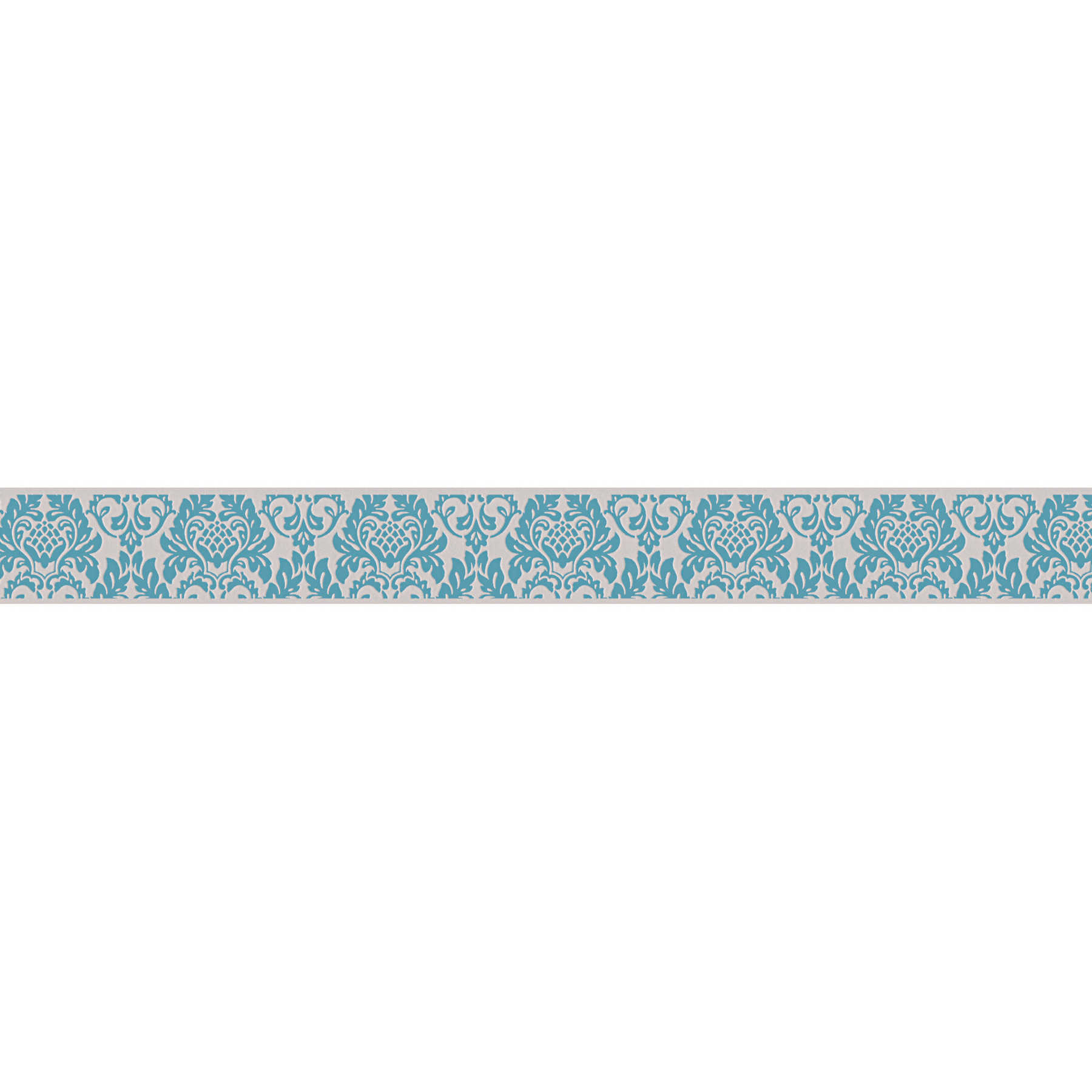         Young Design Turquoise Ornamentrand - Blauw, Groen, Beige
    