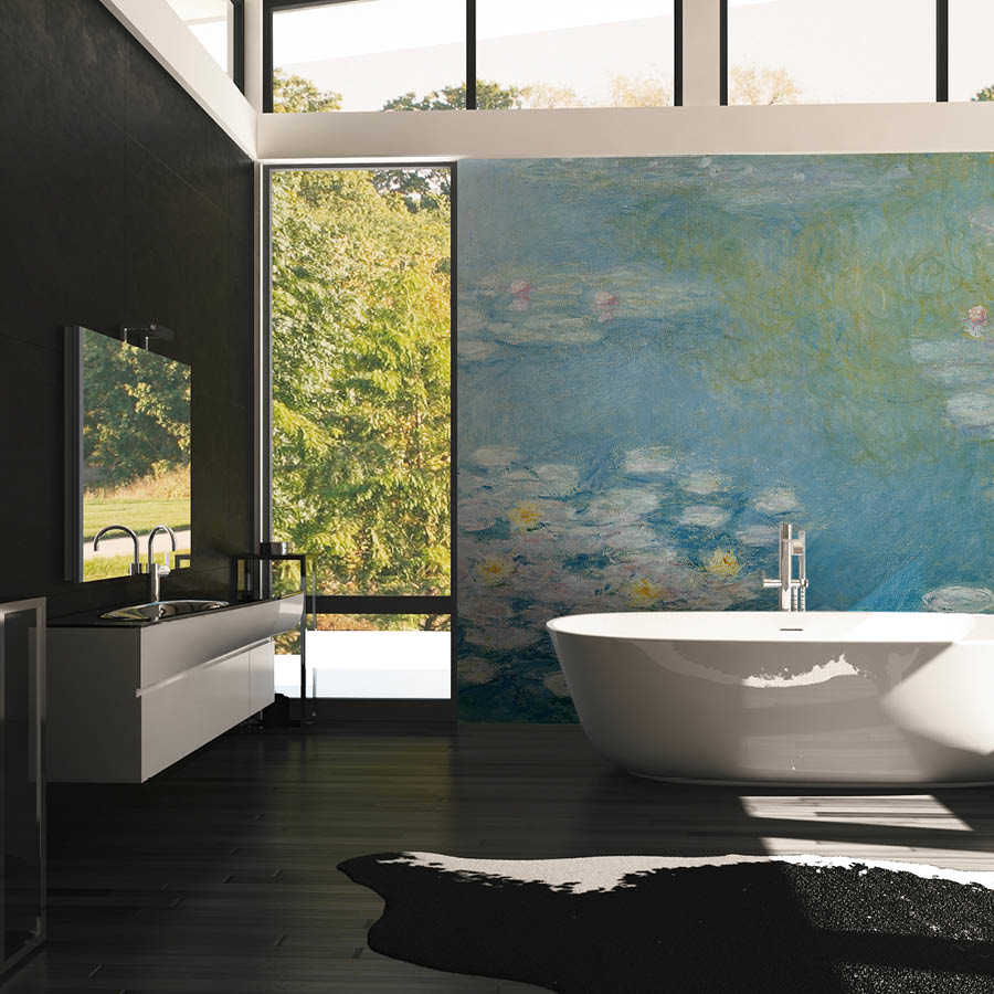         Fototapete "Nymphen in Giverny" von Claude Monet
    