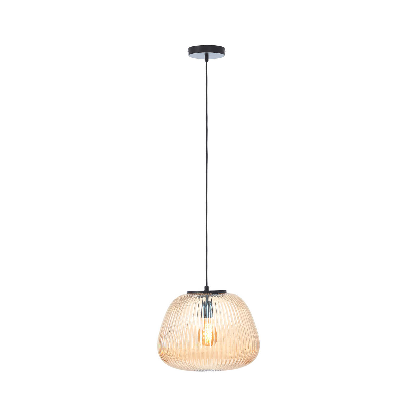         Glazen hanglamp - Junis 4 - Bruin
    