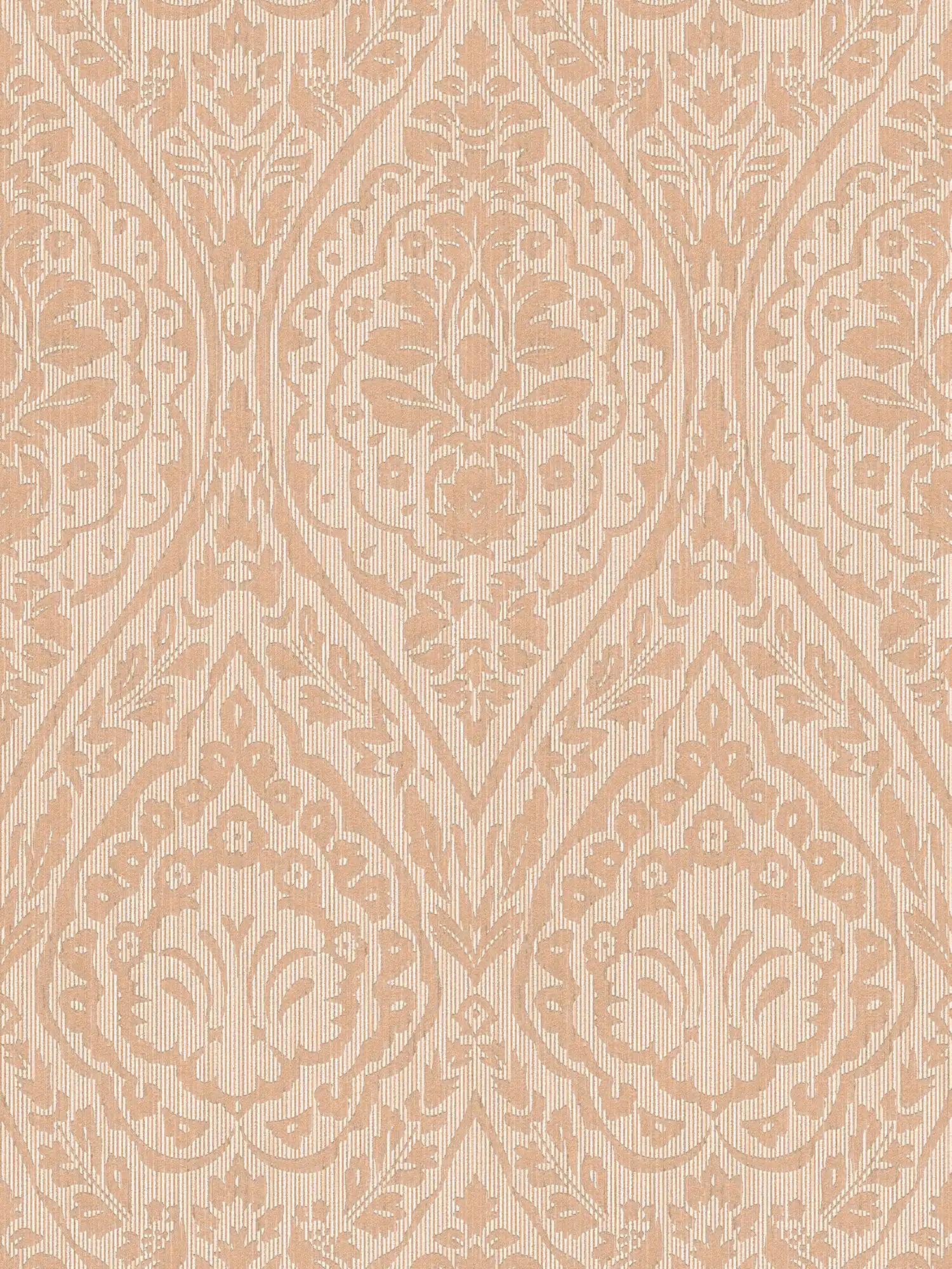 papier peint en papiers intissés de luxe avec motif d'ornement &amp; Style - Beige, crème