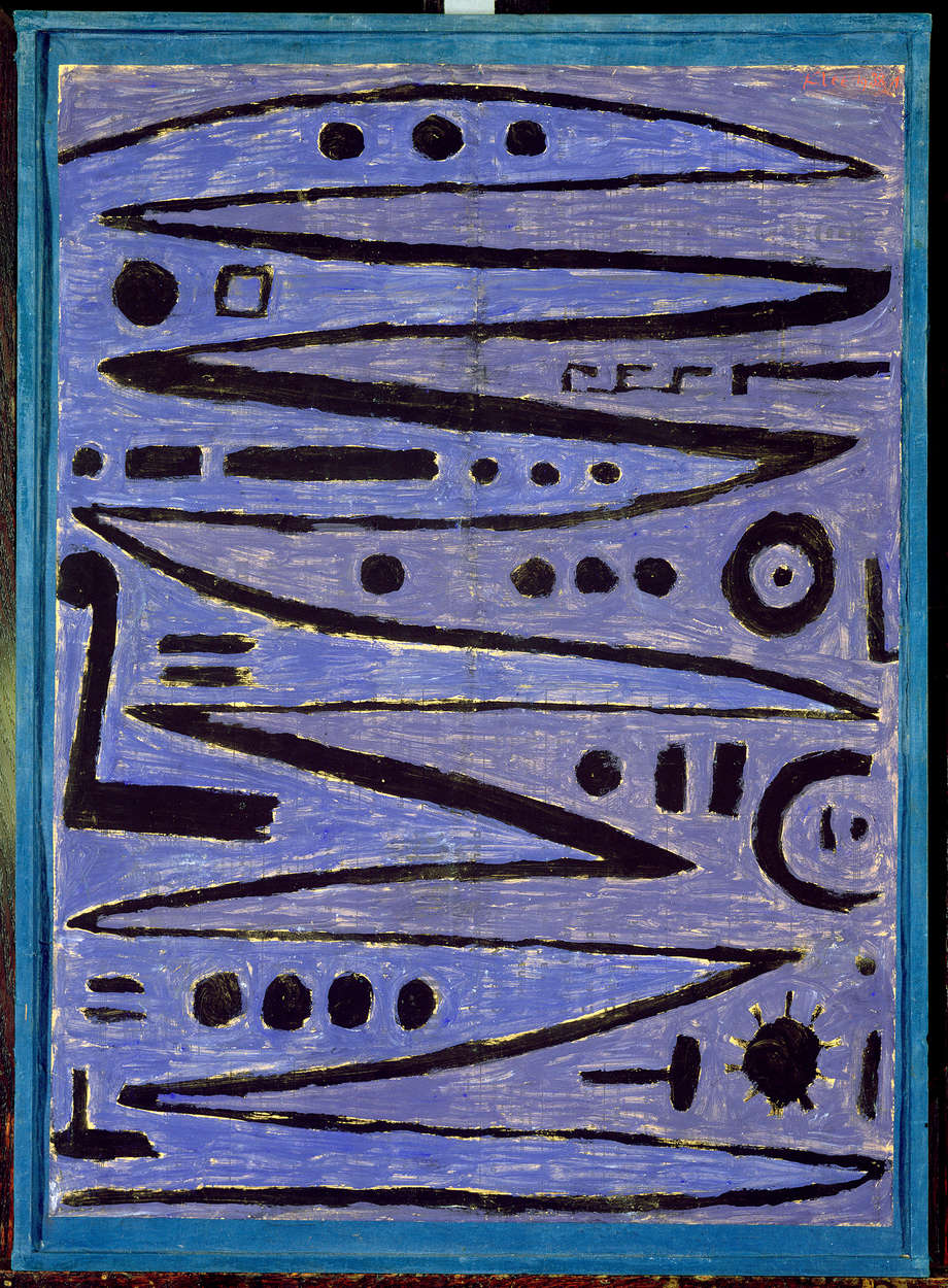             Fototapete 'Heroische Bogenstriche' von Paul Klee
        