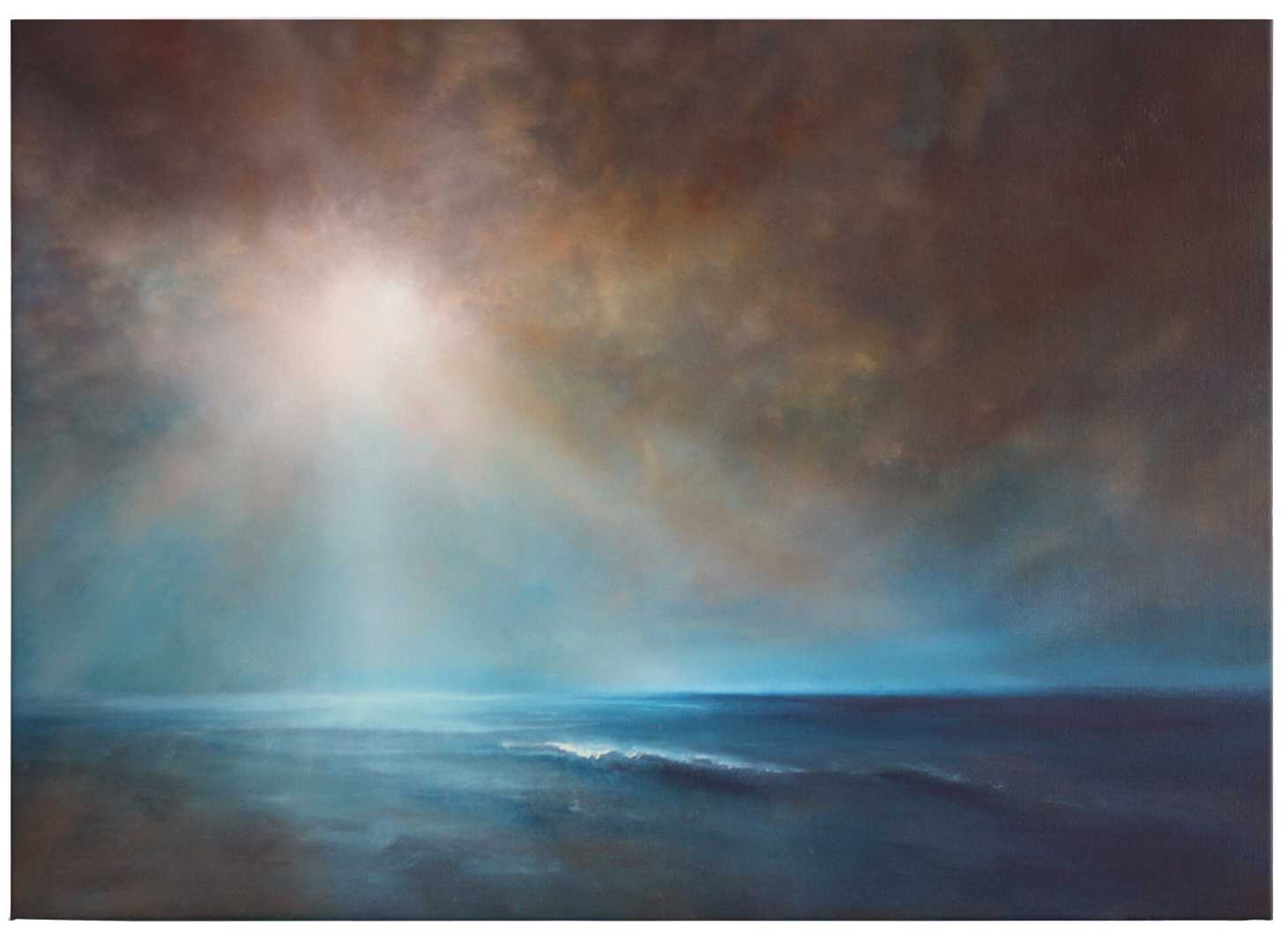 Gemälde Leinwandbild 'Kraft und Stille' von Schmucker – 0,70 m x 0,50 m