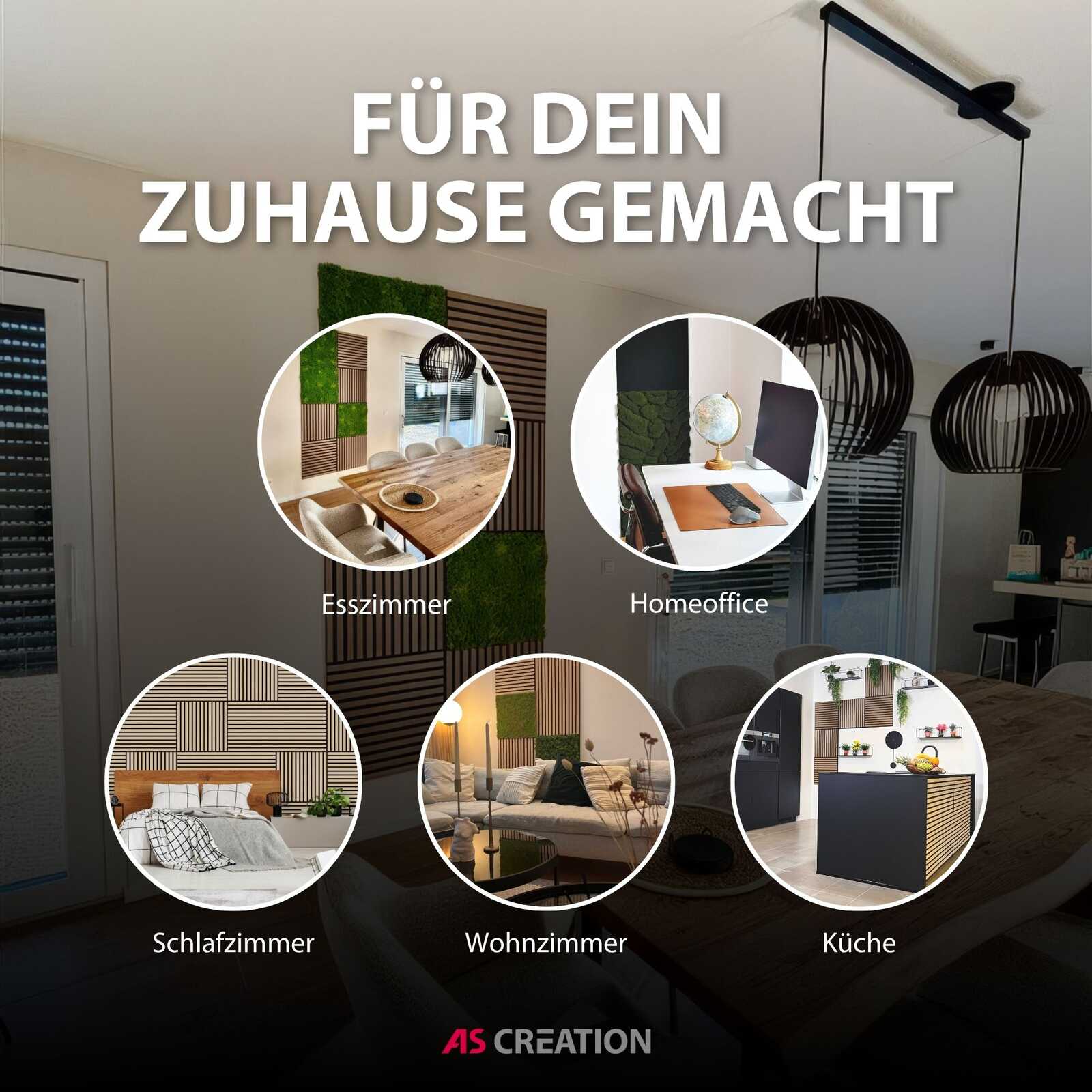 Wohnzimmer, Esszimmer, Küche, Schlafzimmer, Homeoffice