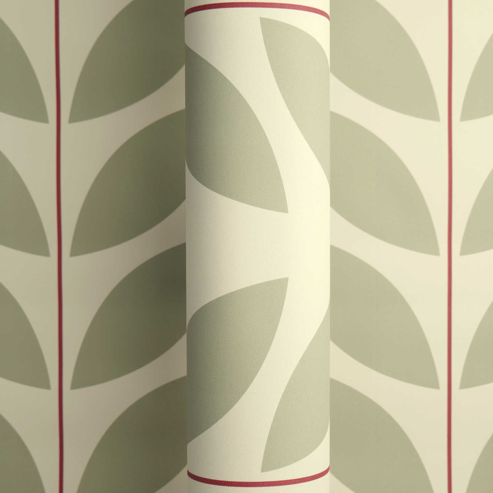 wallpaper, muster, blattmotiv, gekrümmte spalte, neutrale töne