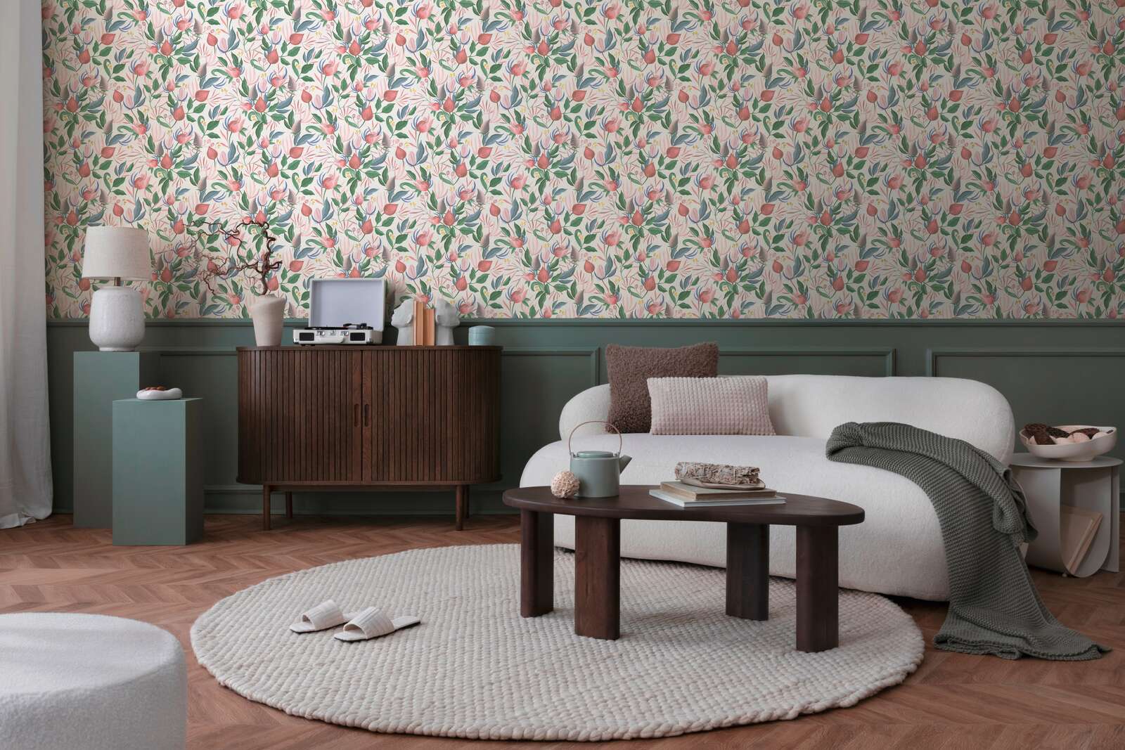 Dekoration für Zuhause, Teppich, Kissen, Innenarchitektur