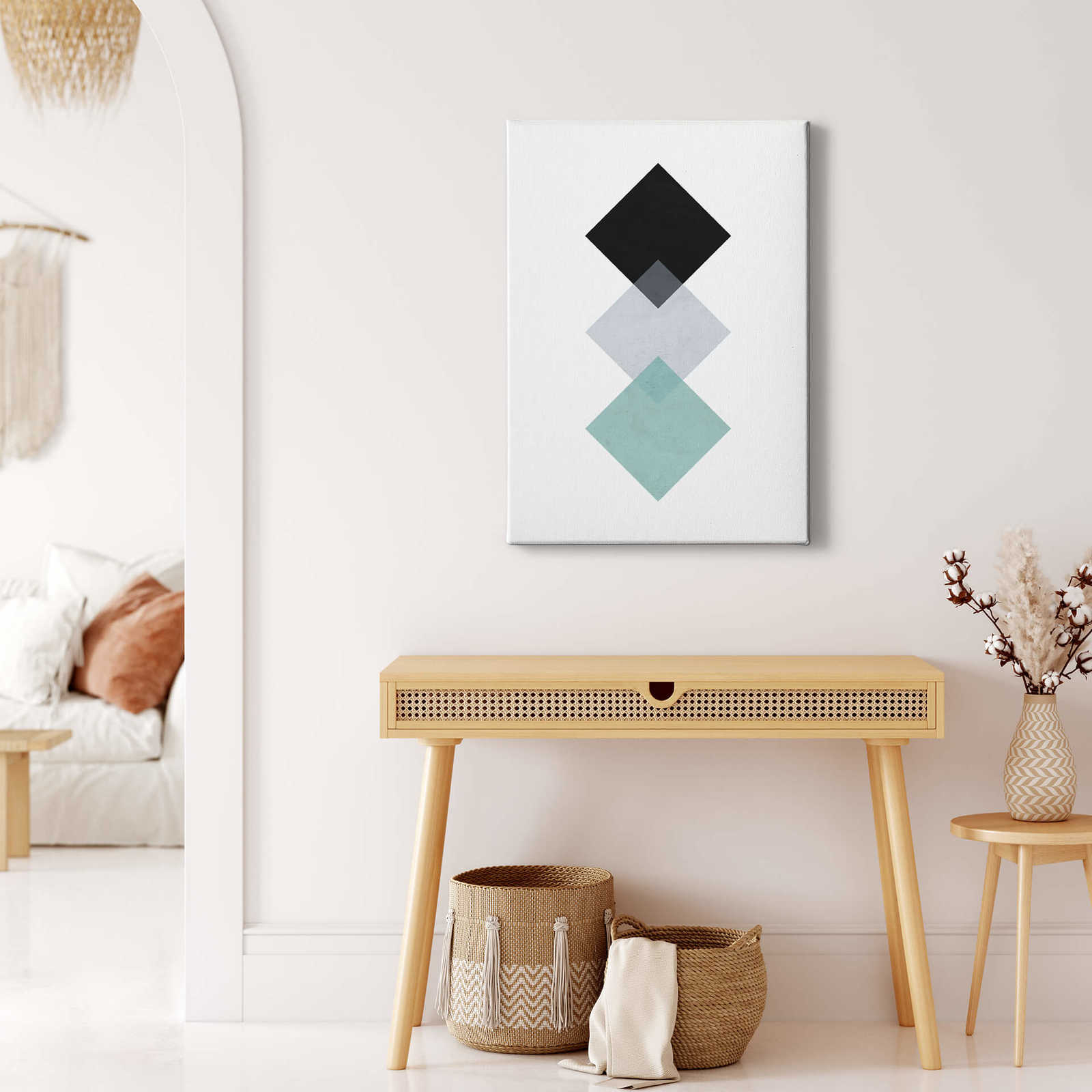             Leinwandbild abstrakte Quadrate – 0,50 m x 0,70 m
        