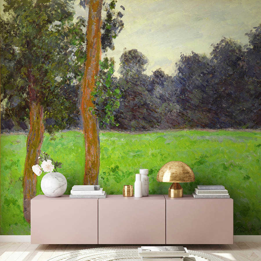 Wandbild, Naturmotiv, Garten, Grünfläche, Sideboard