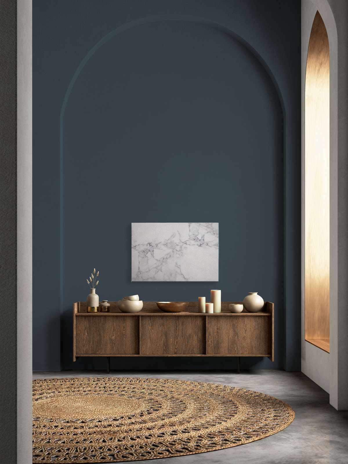             Leinwand mit Marmor-Optik – 0,90 m x 0,60 m
        