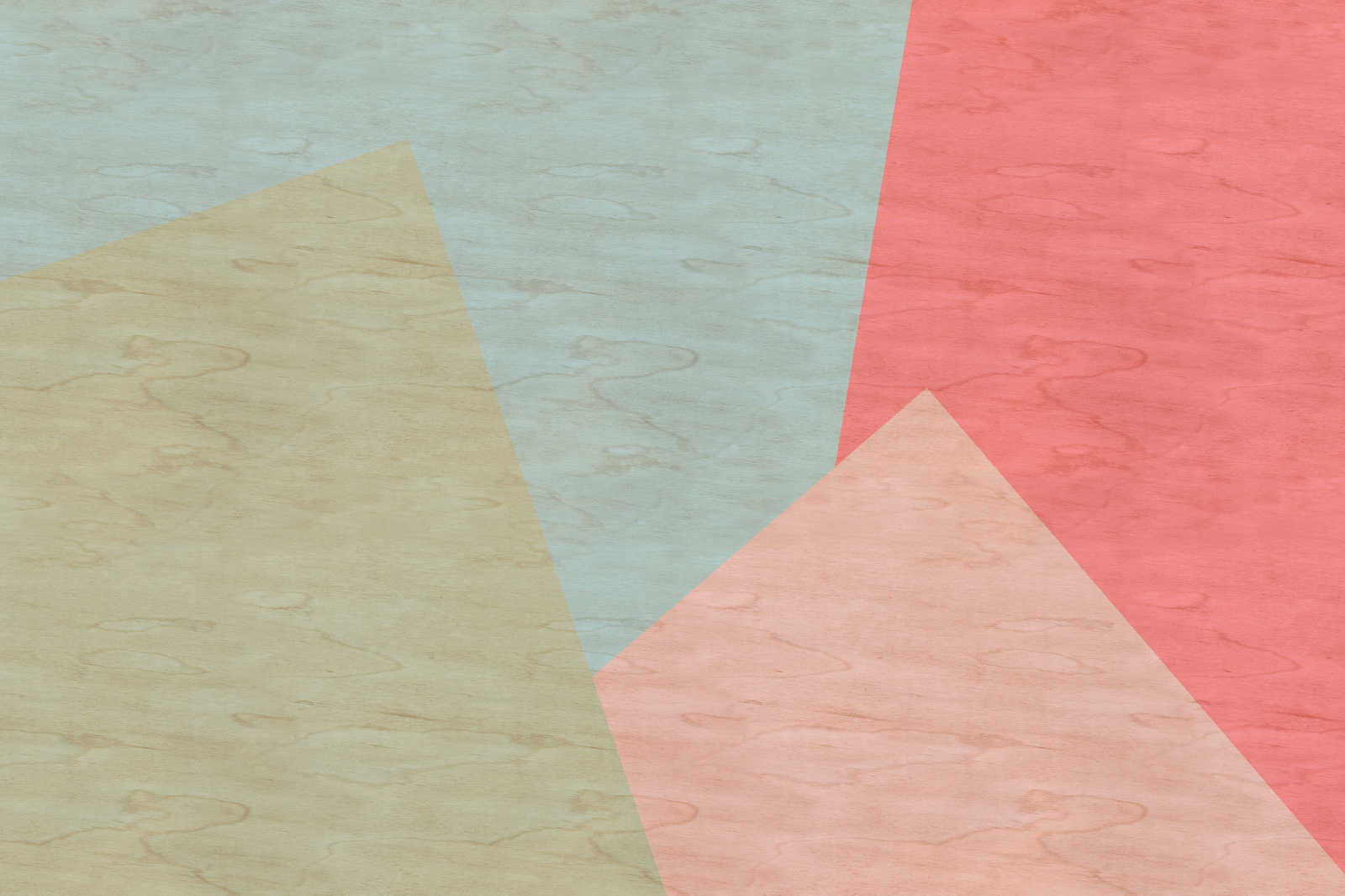             Inaly 2 - Abstraktes, buntes Leinwandbild in Sperrholz Struktur – 0,90 m x 0,60 m
        