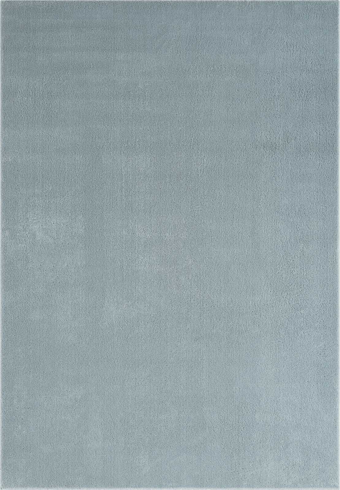             Flauschiger Hochflor Teppich in Blau – 110 x 60 cm
        