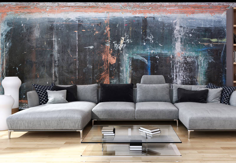 Wohnzimmer, Sofa, Ecksofa, Graue Polsterung, Couchtisch