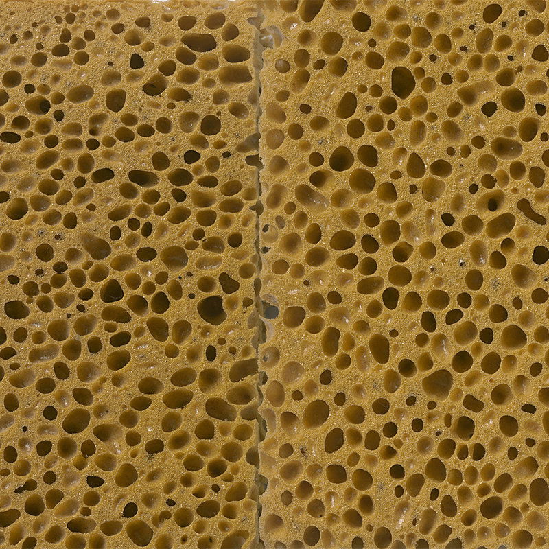         Organische Struktur Vliestapete – Fototapete in realistischer Schwamm Optik – Braun, Schwarz
    