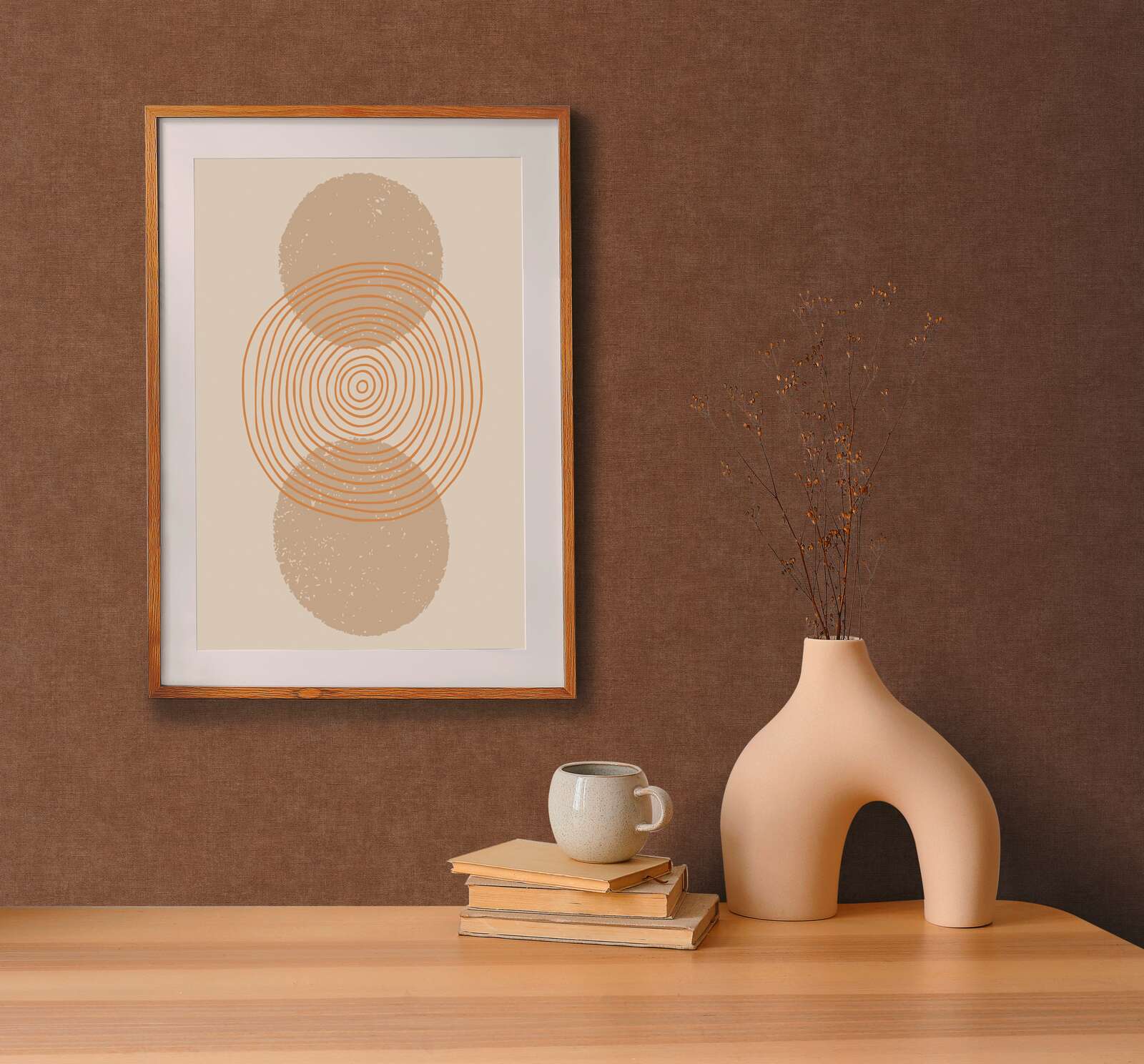 Innenarchitektur, Sperrholz, Töpferei, Mauer, Vase