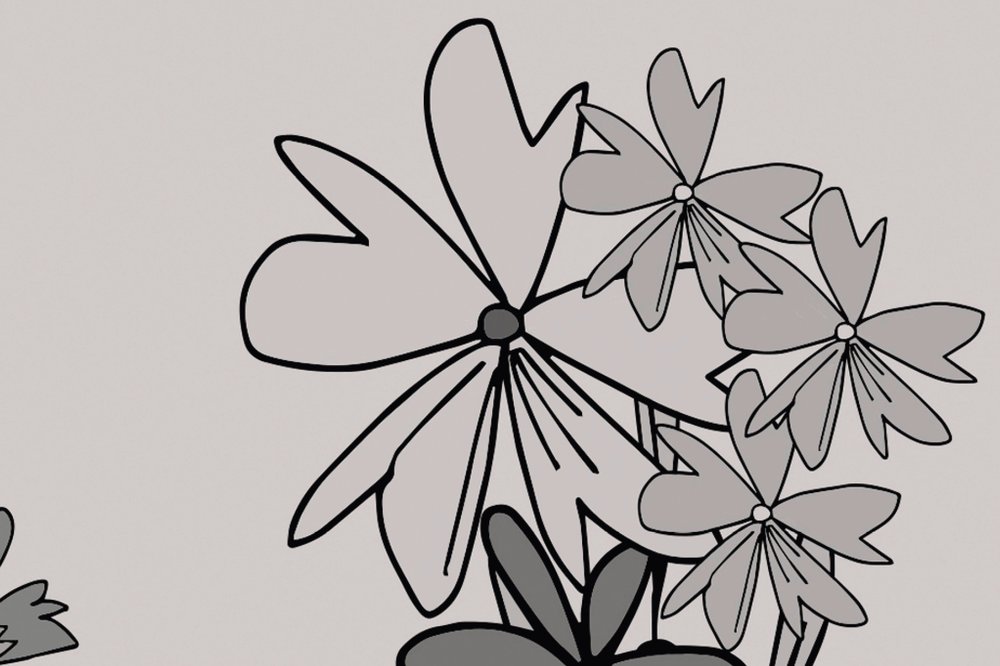 Kunst, Florales Design, Grafiken, Muster, Zeichnen