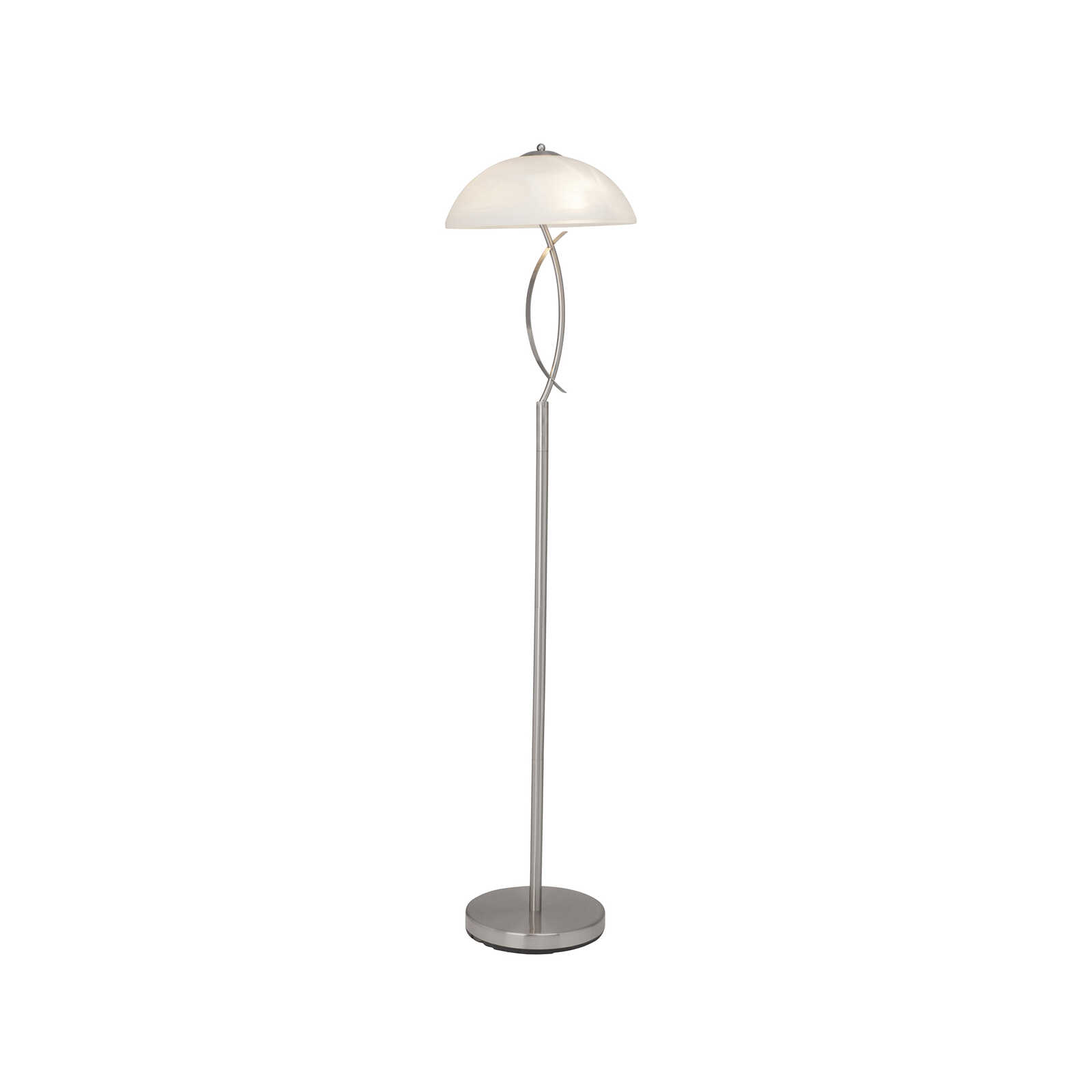         Glass floor lamp - Charlotte - Metallic
    