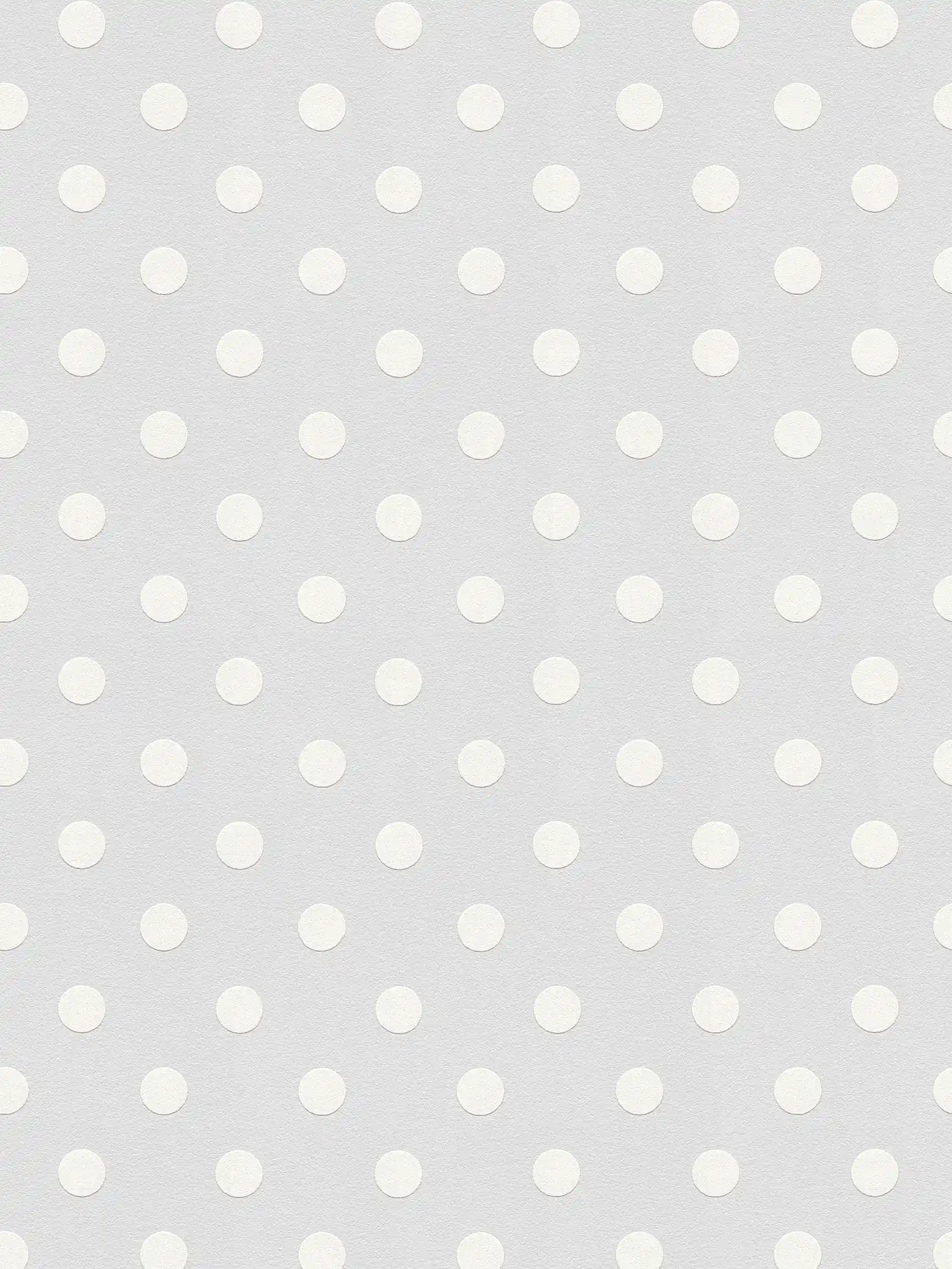         Polka dots design behang - grijs, wit
    