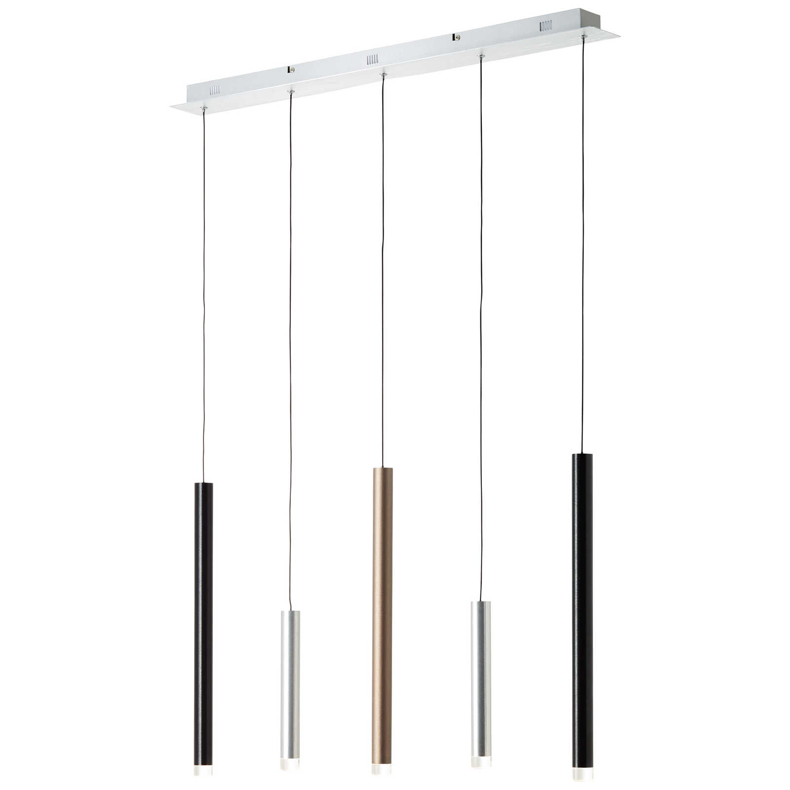             Metal pendant light - Eddy 3 - Brown
        