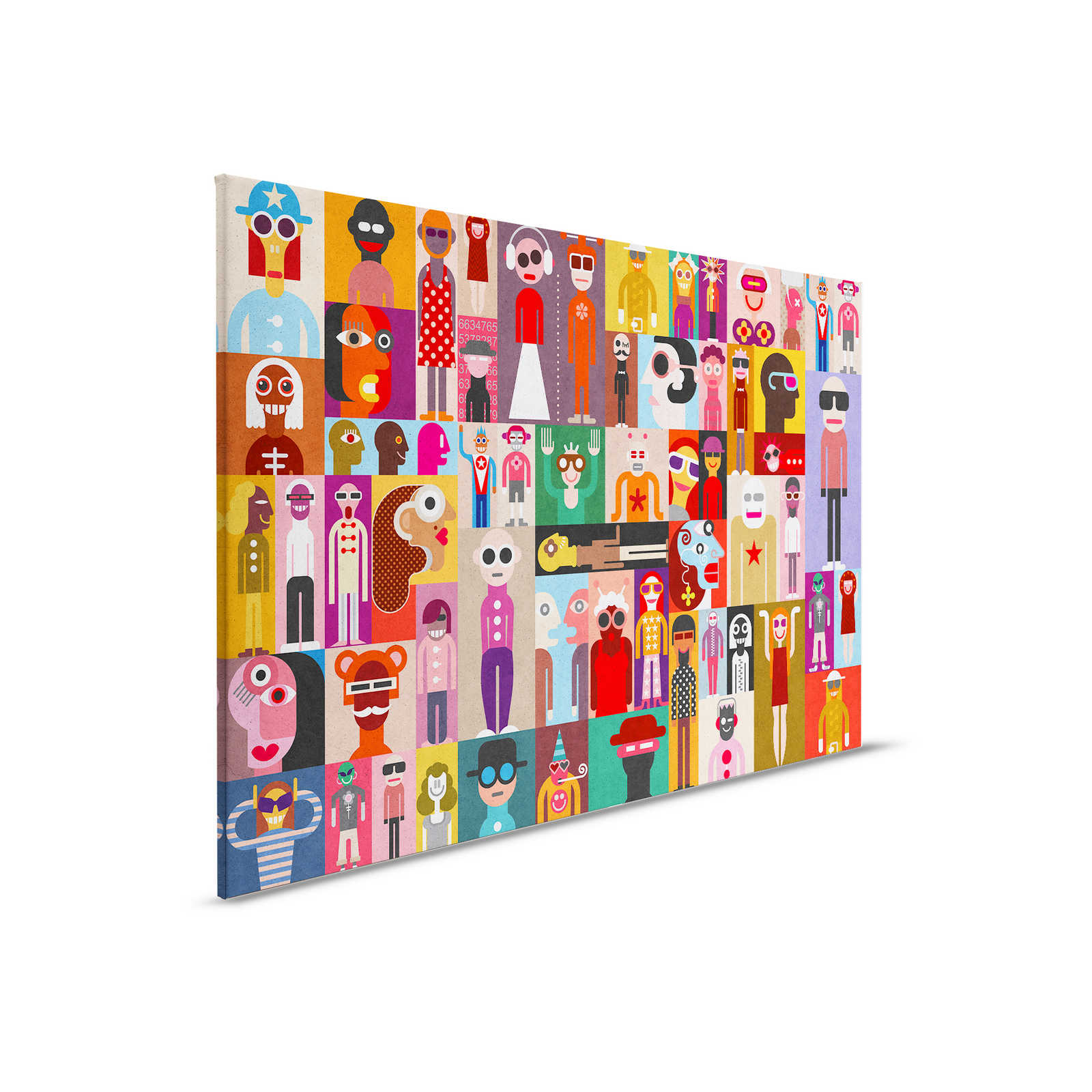         Come as You Are 2 - Mozaïek als indrukwekkend canvas - betonlook - 0,90 m x 0,60 m
    