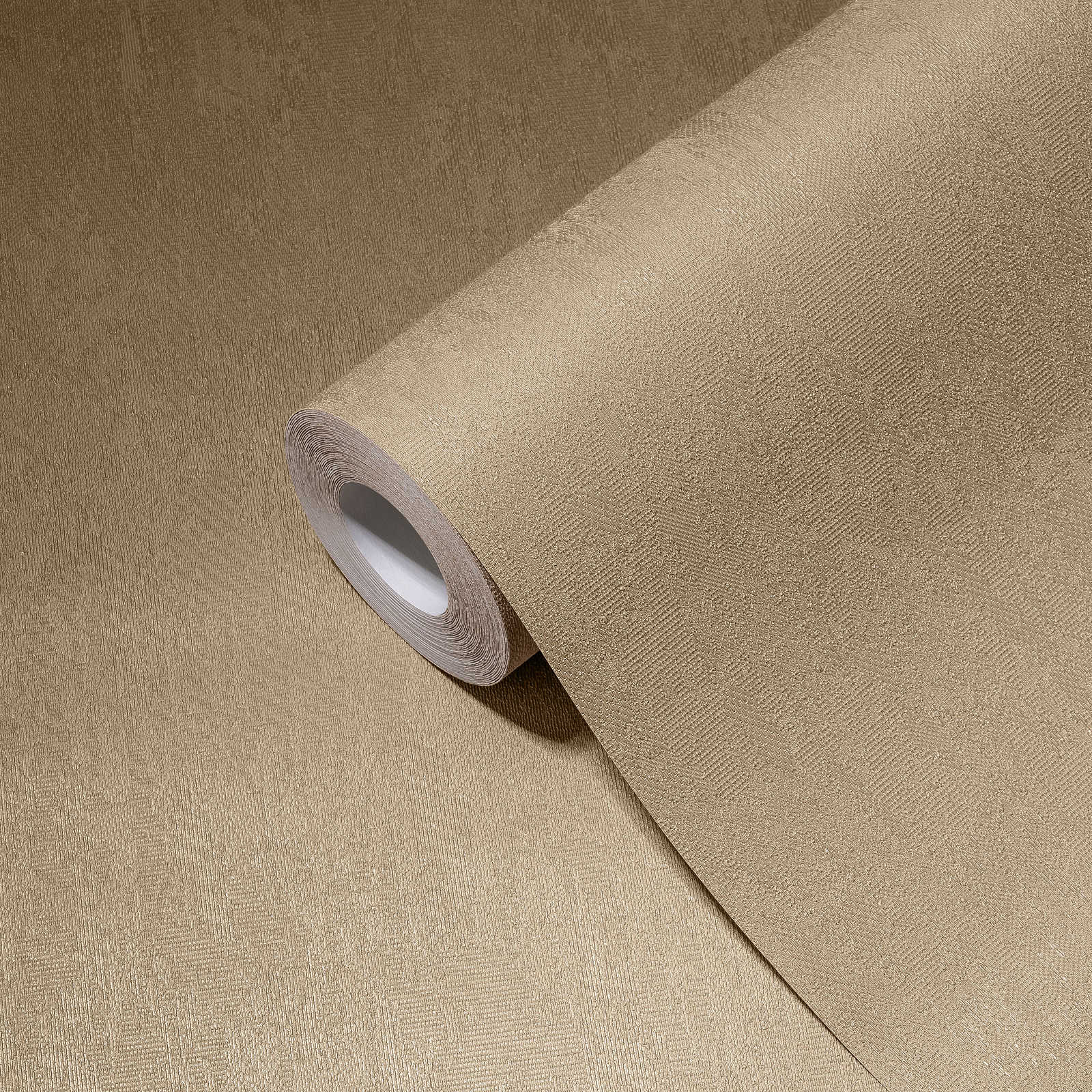        Non-woven wallpaper beige grey with texture design & satin finish
    