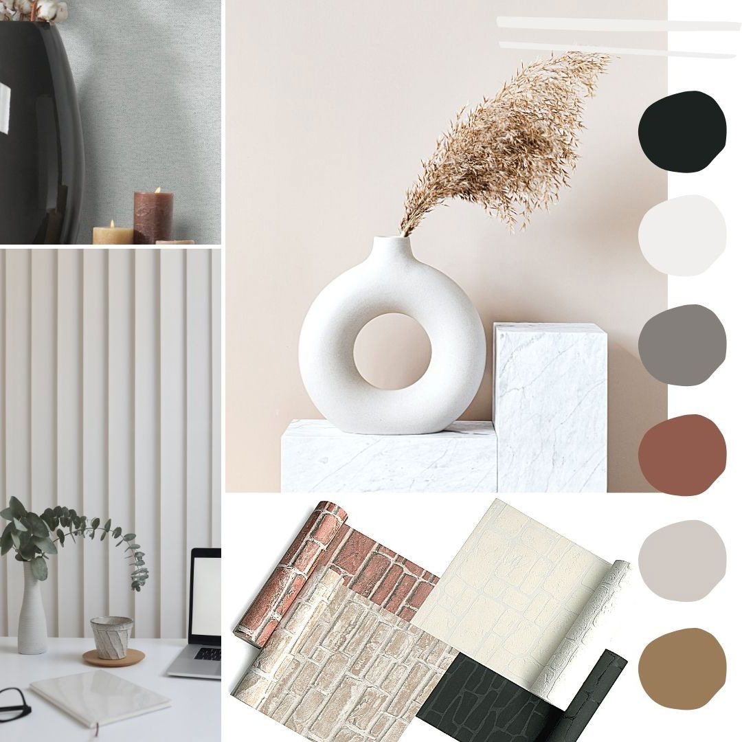 Moodboard Trendcolour Greige