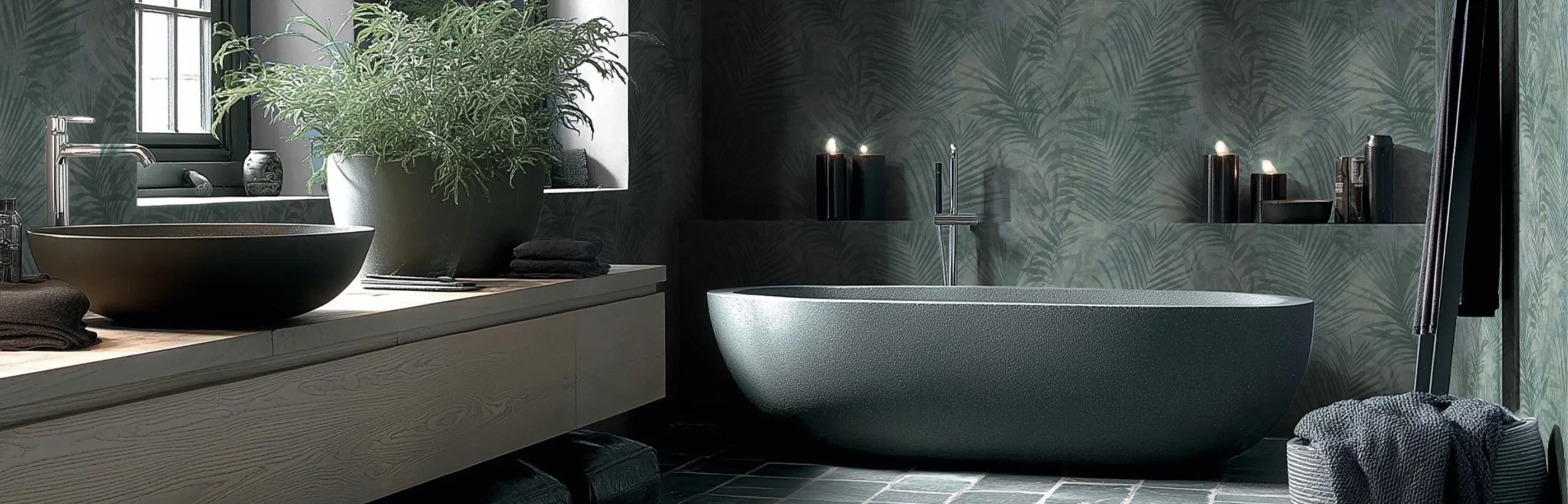 badezimmer tapete • feuchtraumgeeignet » online kaufen | a.s.