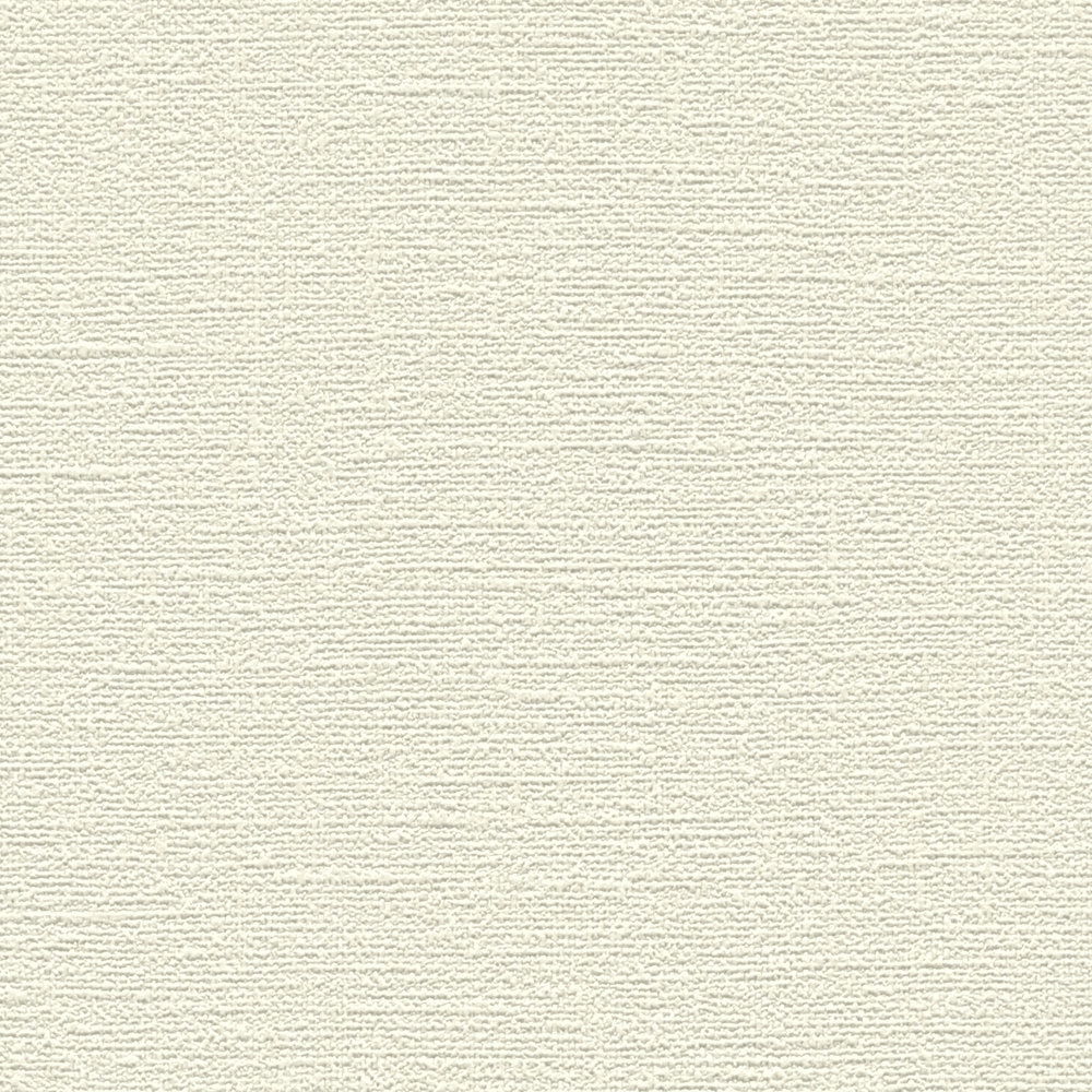             PVC-freie Uni-Vliestapete mit feiner Struktur – Weiß
        