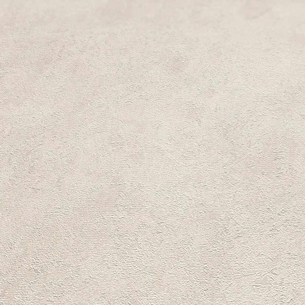 Vliestapete mit feiner, dezenter Struktur – minimalistisches und elegantes Design – Creme, Weiß, Metallic