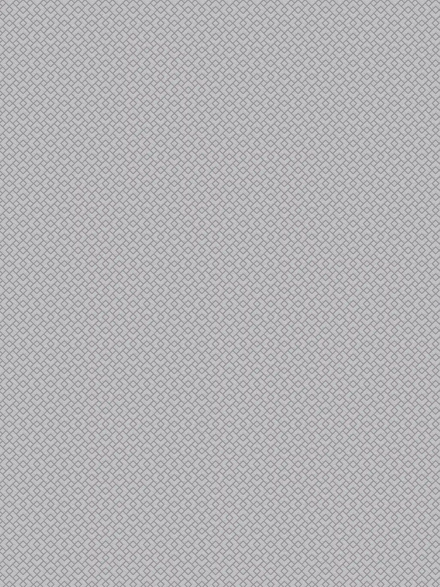        Mustertapete mit Ton-in-Ton Design & Silber-Akzenten – Braun
    