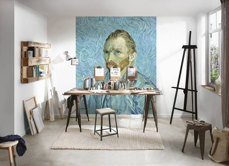 Fototapete 'Selbstbildnis' von Vincent van Gogh