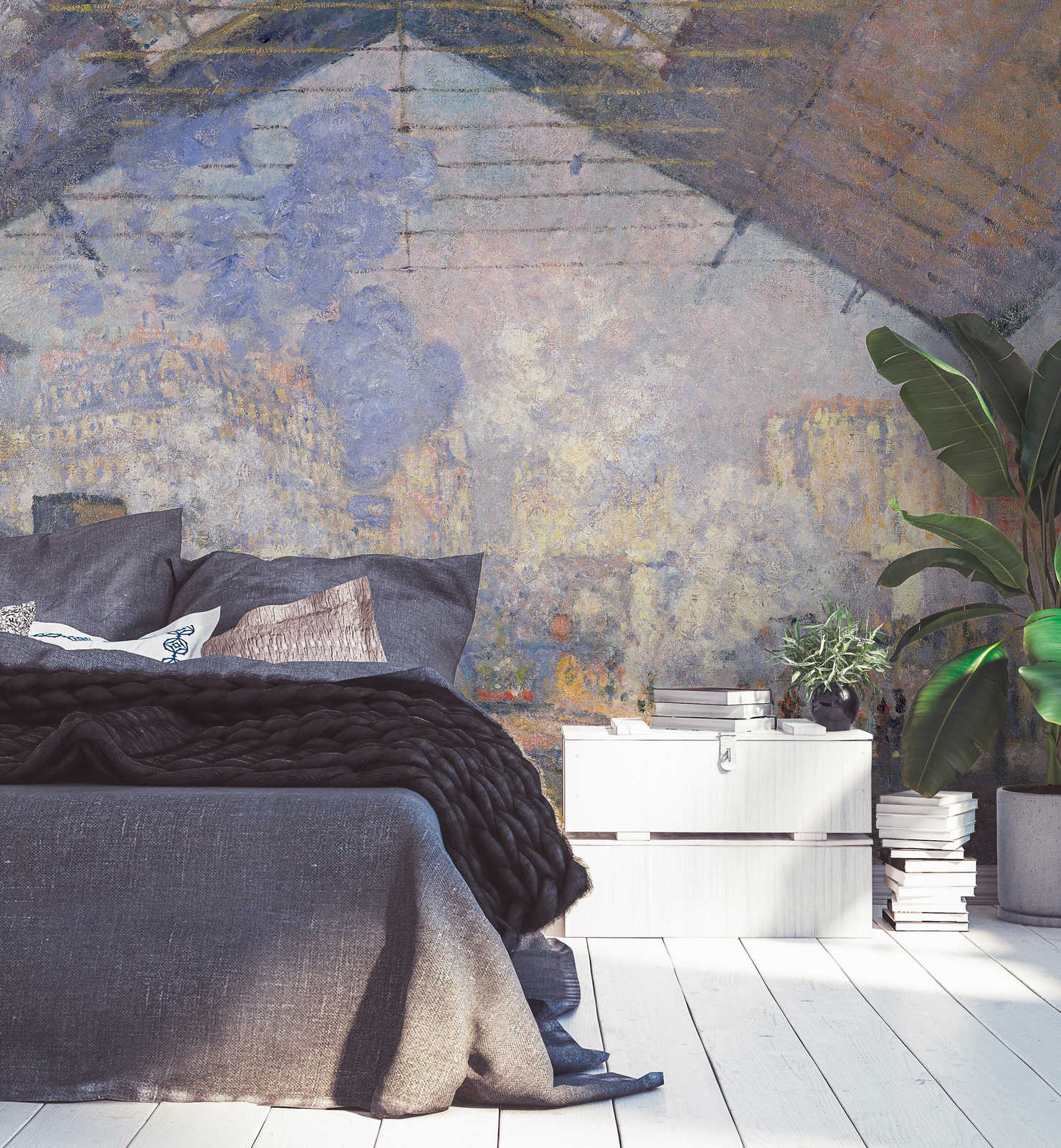             Fototapete "Gare St. Lazare" von Claude Monet
        