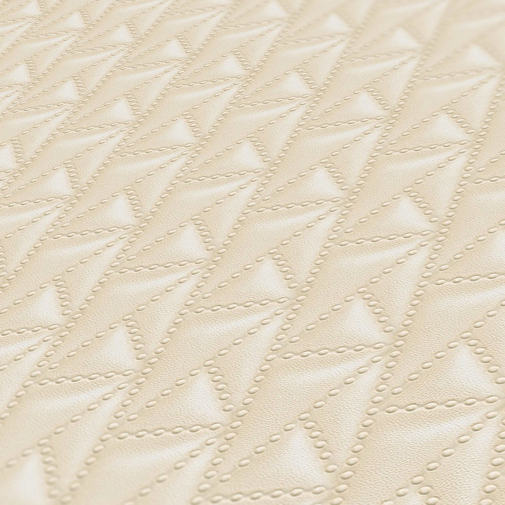             Karl LAGERFELD wallpaper Kuilted Bag Design - Beige, Cream
        