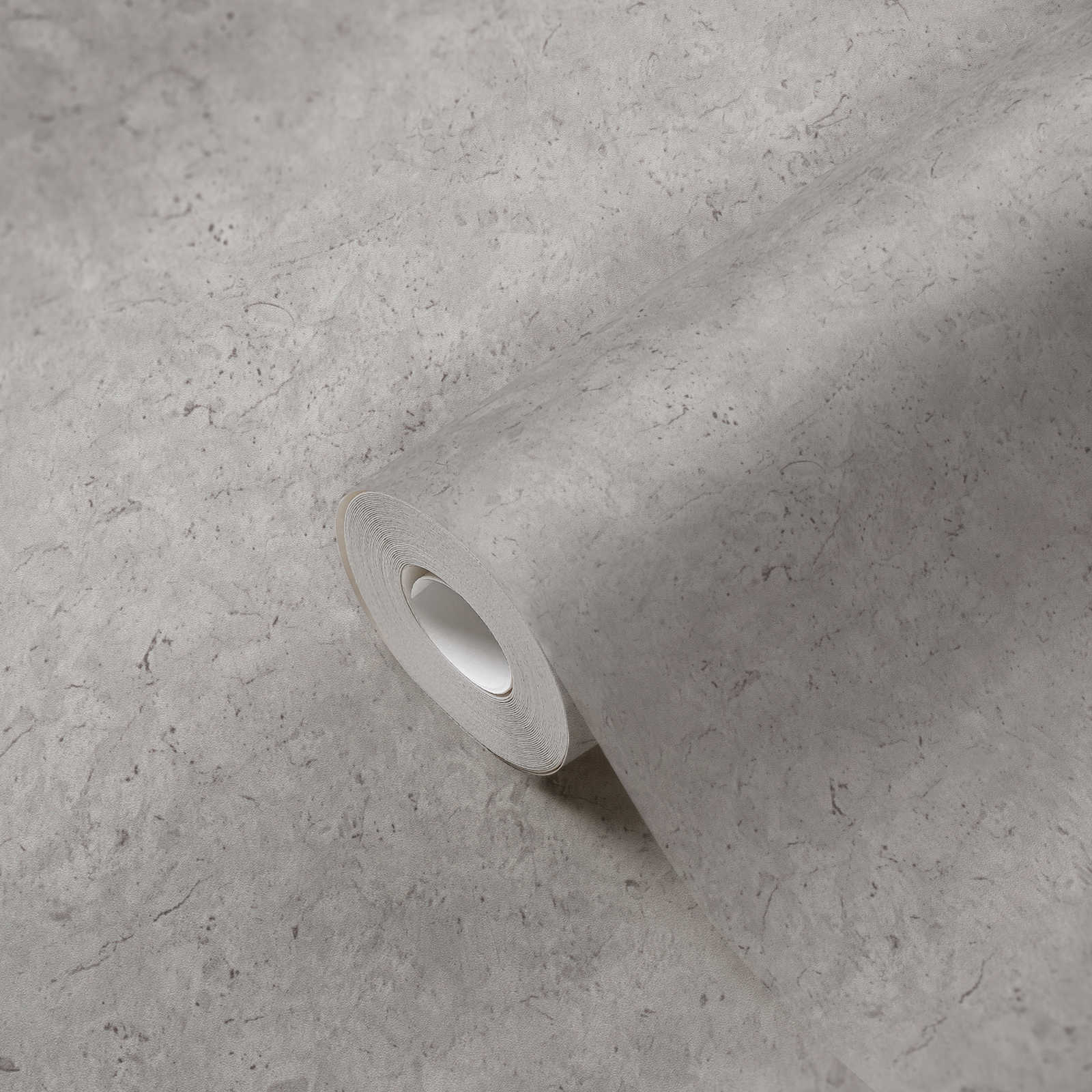             Betonoptik Tapete mit dezentem Muster – Grau
        