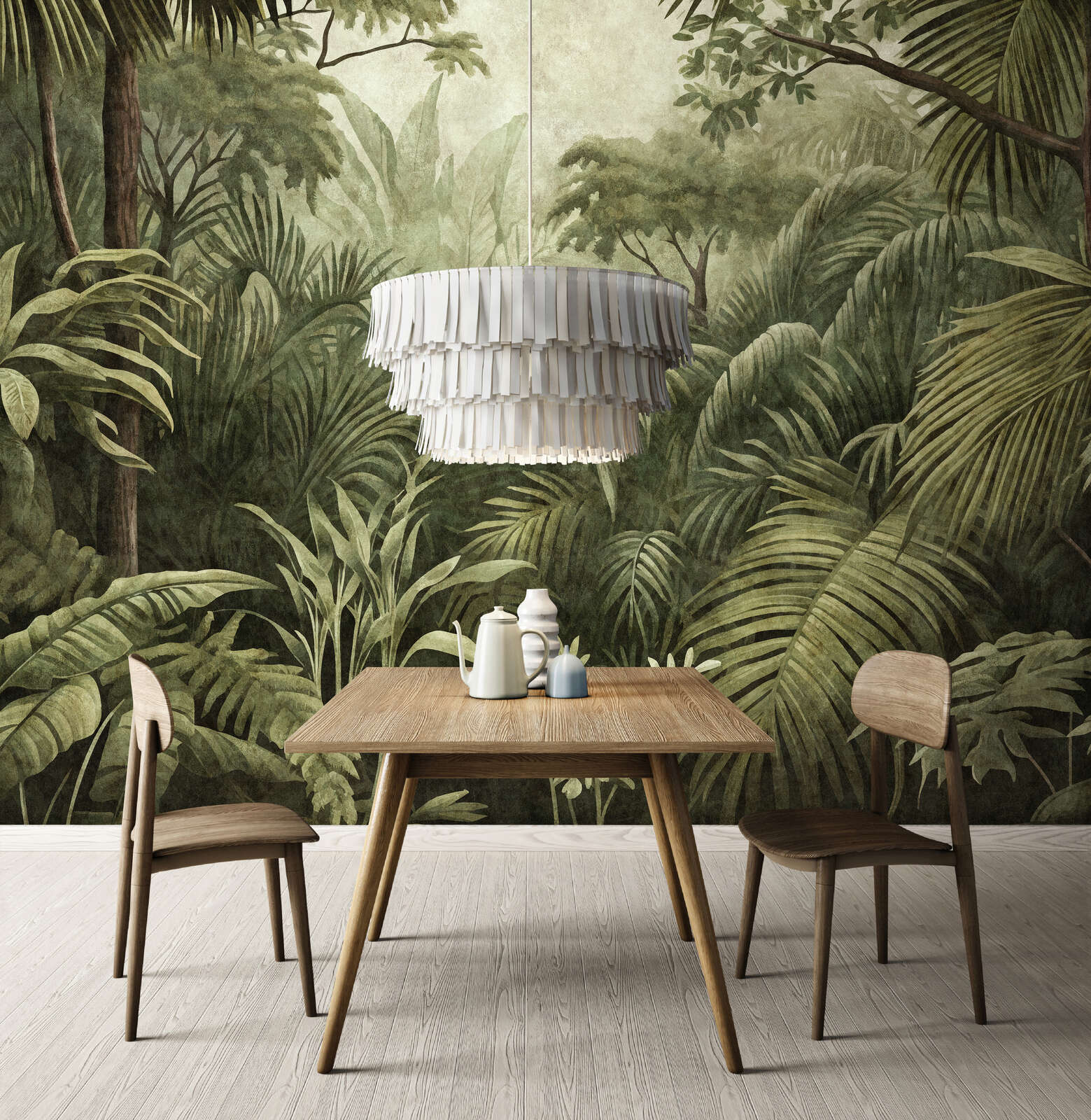 Esstisch, Tisch, Esszimmer, Dschungel, Vegetation