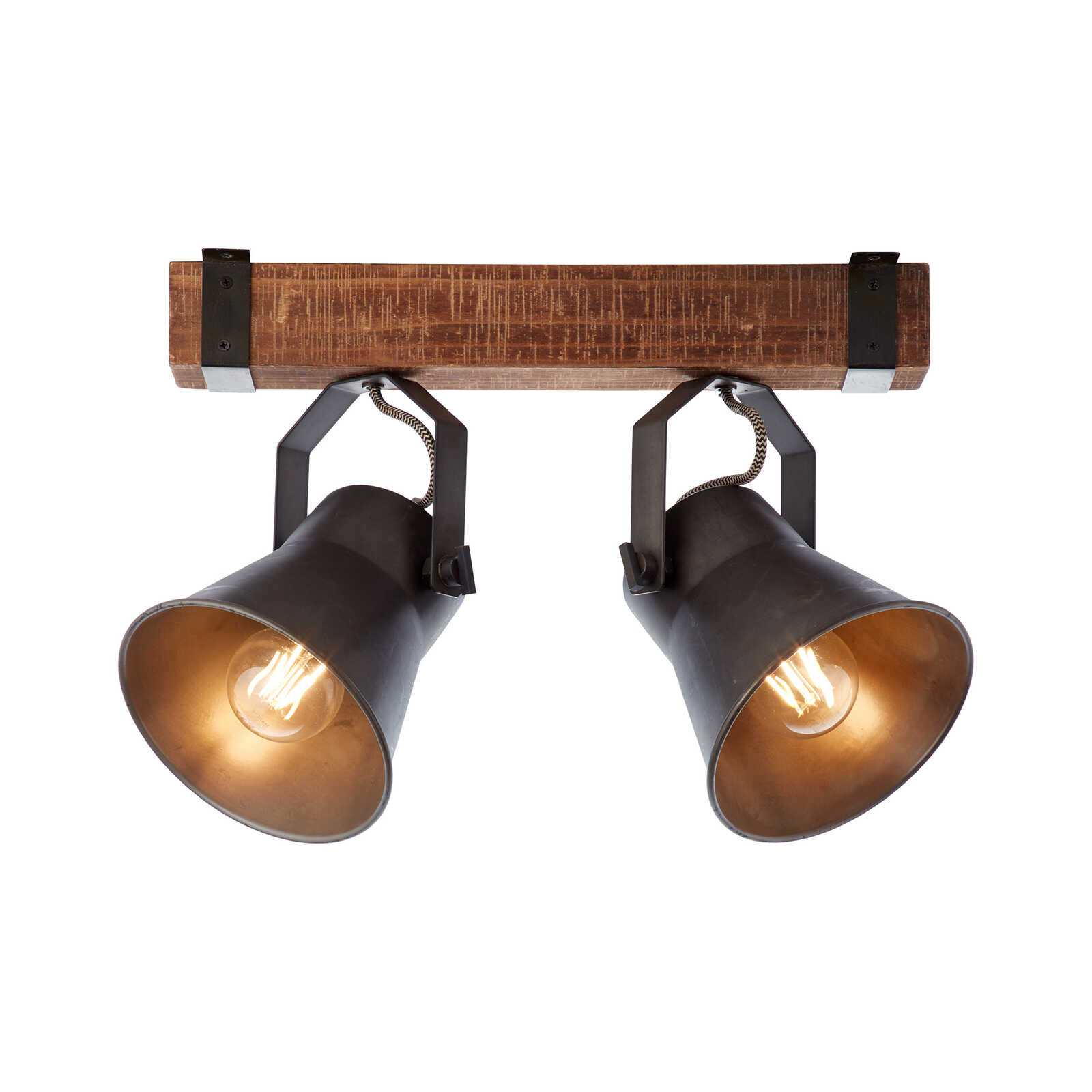 Spotbalken aus Holz - Maria 5 – Schwarz