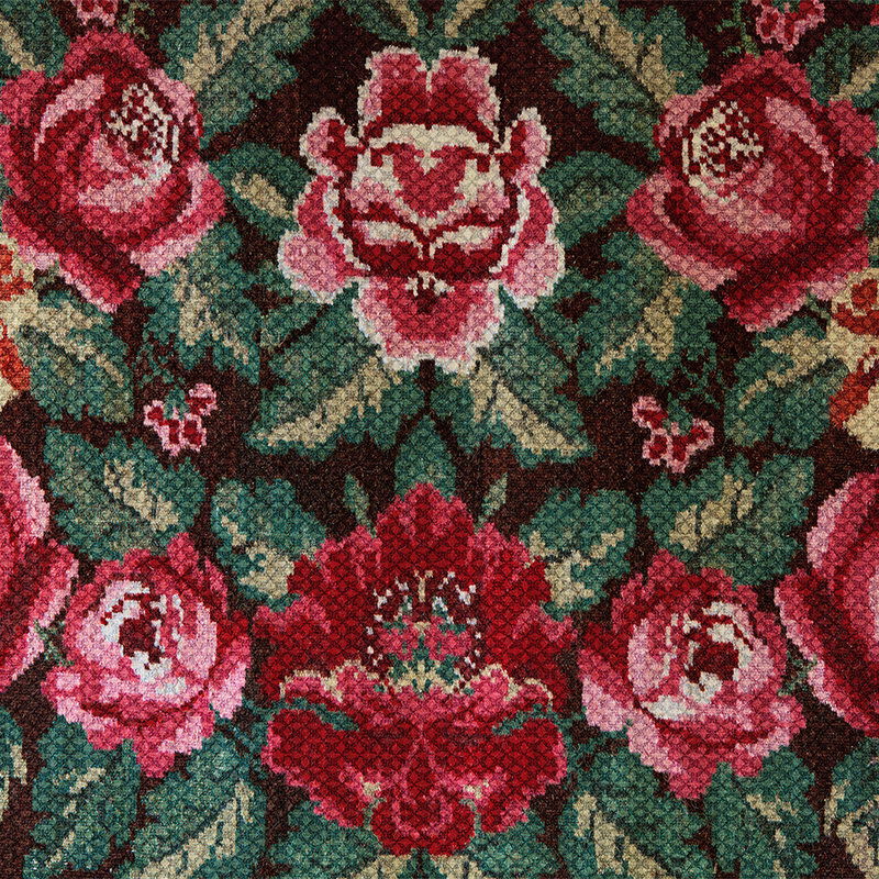 Dekoration für Zuhause, Teppich, Wandteppich, Muster, Rose