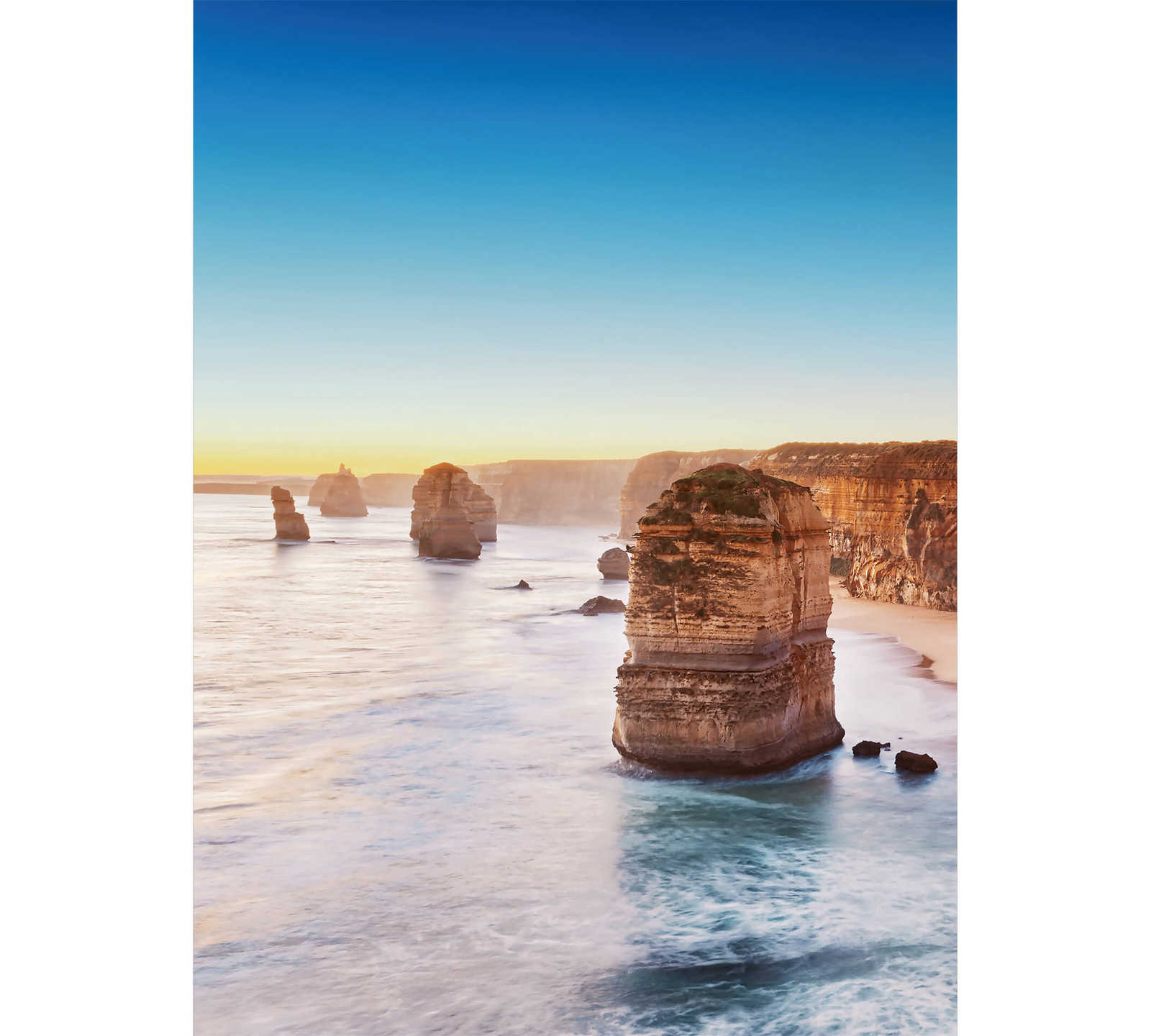 Fototapete Klippen in Australien – Gelb, Blau, Braun