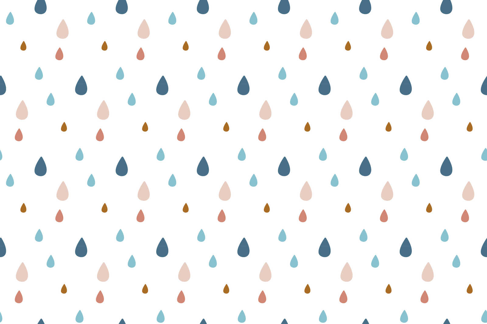             Leinwand fürs Kinderzimmer mit bunten Wassertropfen – 90 cm x 60 cm
        