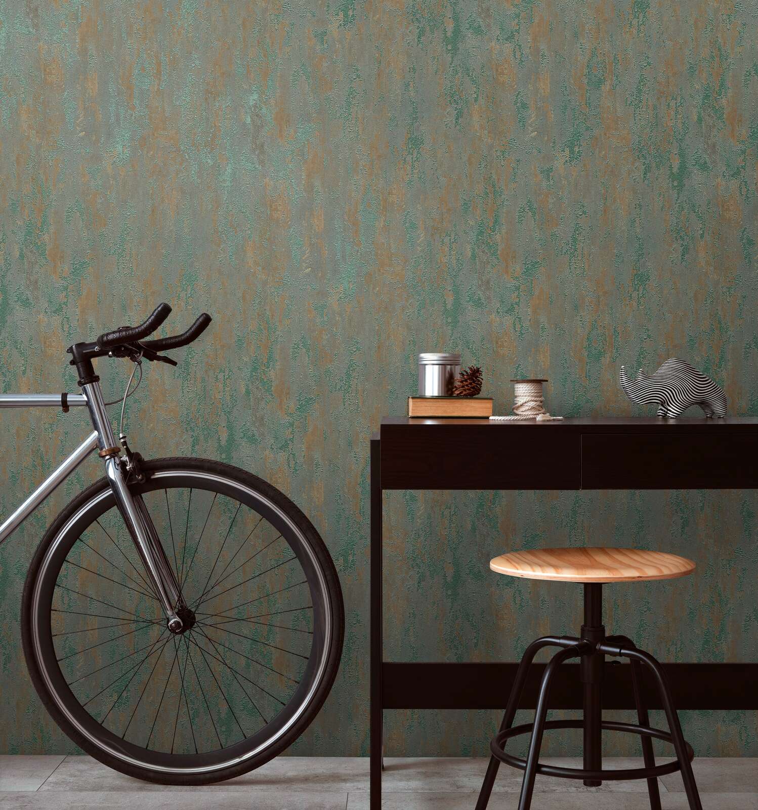 LiveInUrban Papier Peint Vintage à Pois Argentés Et Chromés, Style Rétro Et Réfléchissant, Pour Mur, Meubles, Commode, Décoration D'intérieur, 39 X 100 Cm