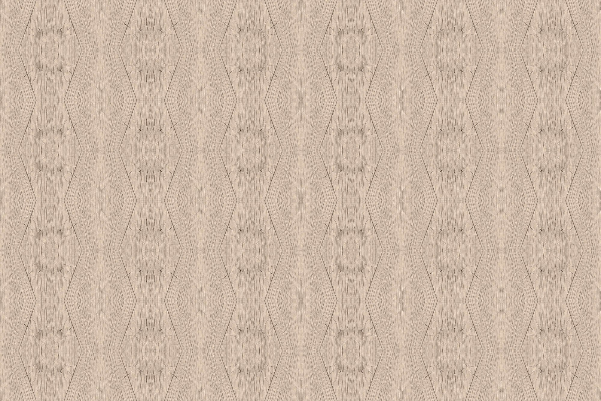             Grafik Fototapete mit Kaleidoskop Motiv Beige auf Premium Glattvlies
        