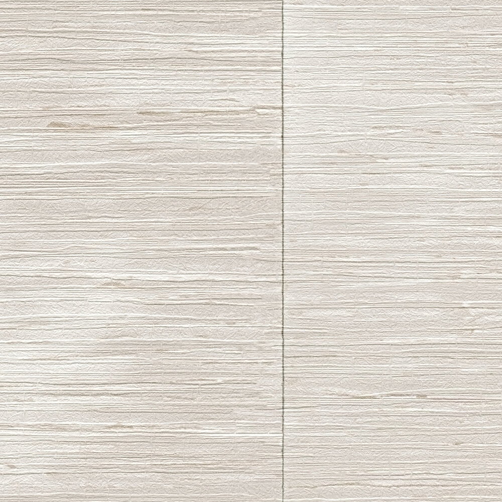 Daniel Hechter Vliestapete mit abstrakter Bambus Optik in schlichtem Farbton – Beige, Grau, Silber
