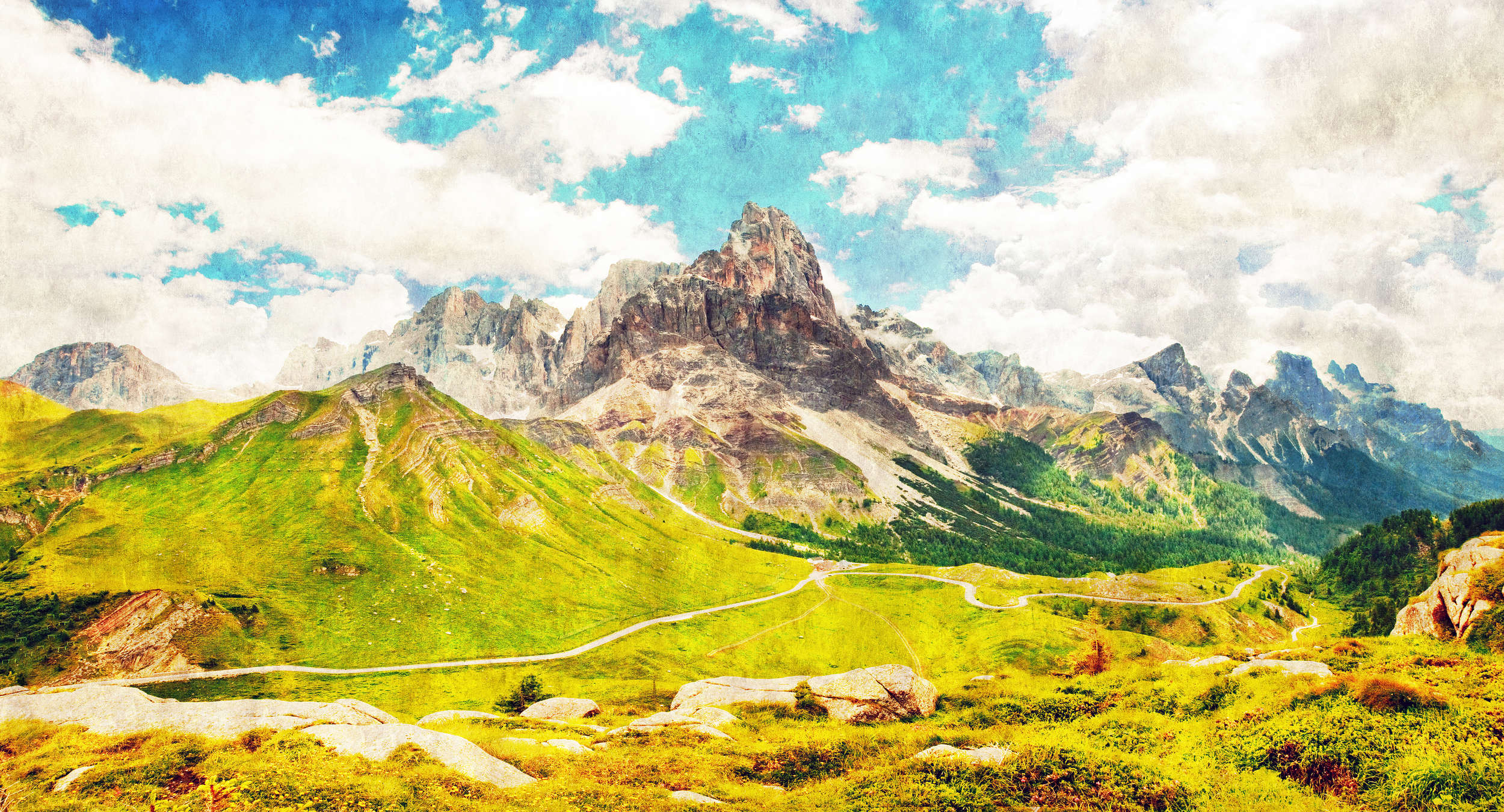 Landschaft, Natur, Gebirgskette, Gipfel