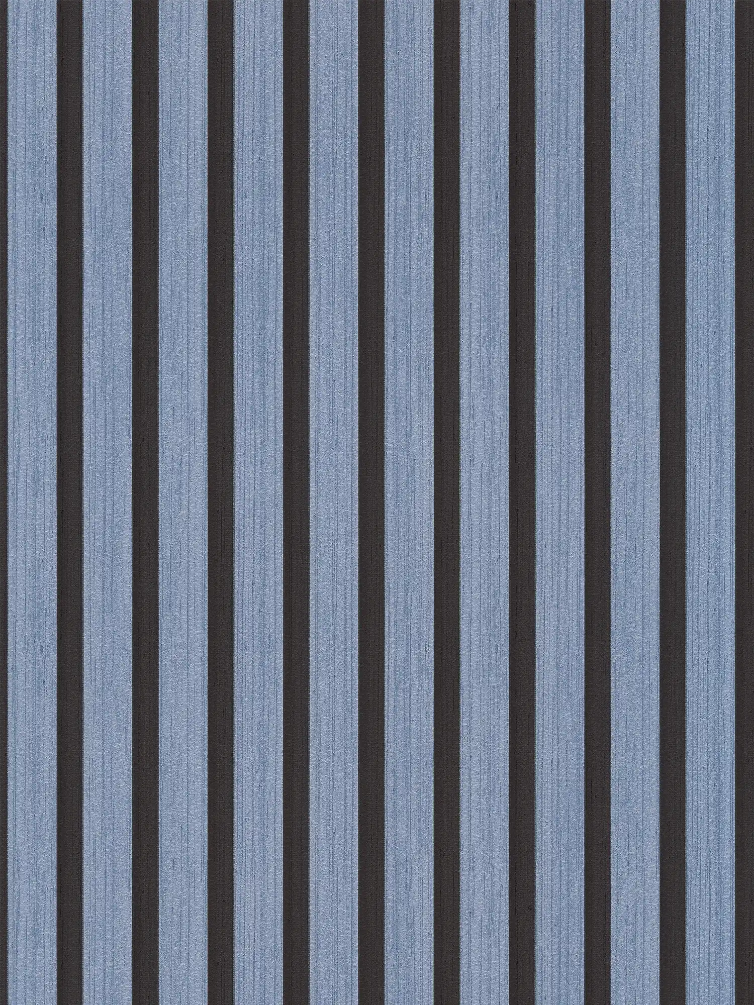 Akoestische panelen vliesbehang met elegante glanseffecten - blauw, zwart