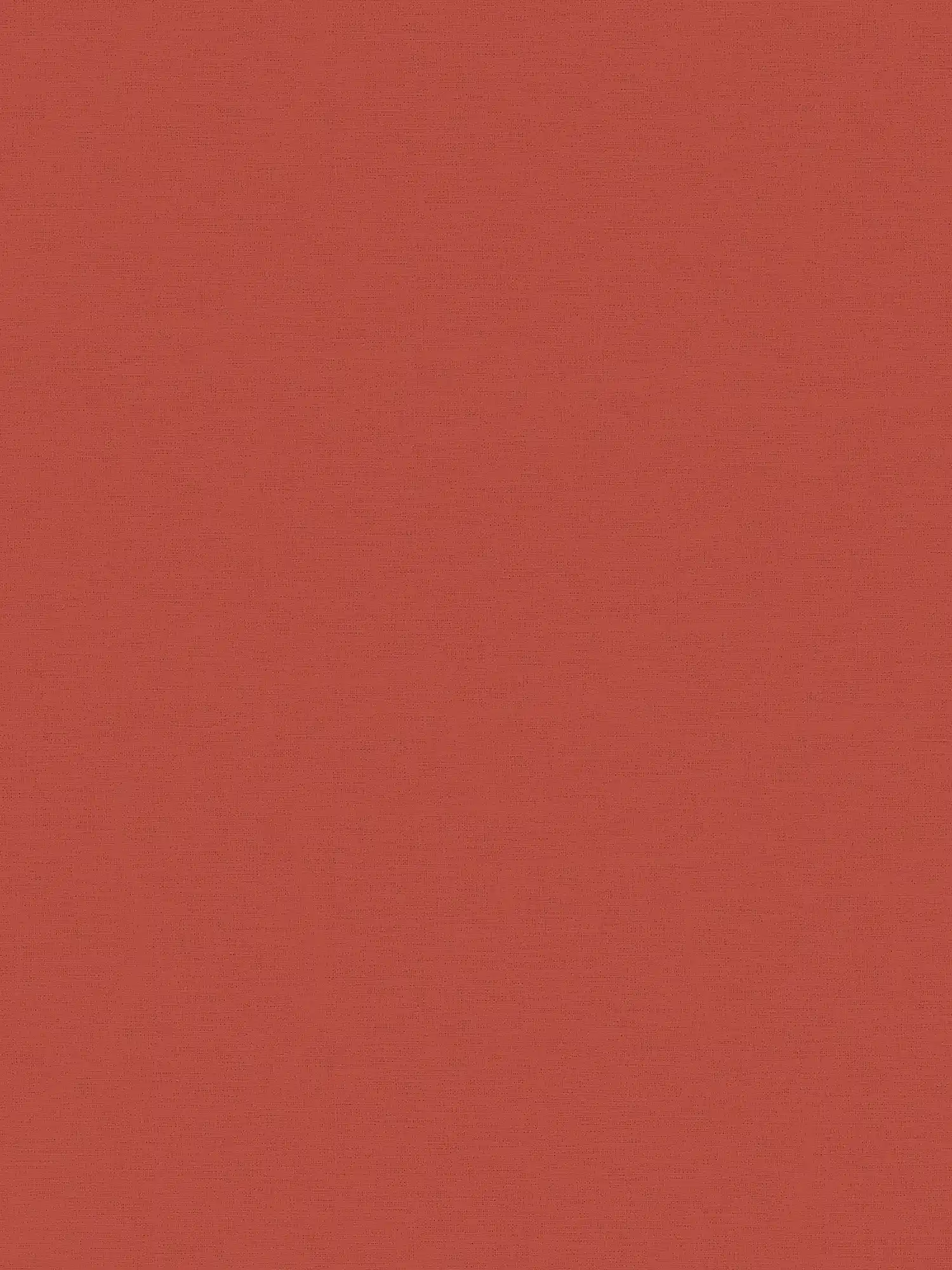 Rote Tapete Kaminrot unifarben mit Textil Design